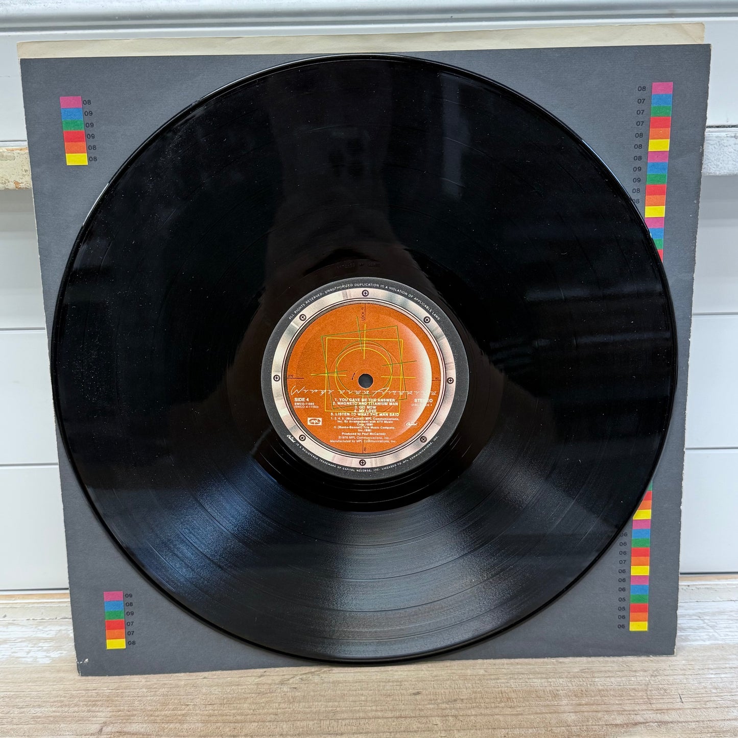 Wings Over America Triple Vinyl Record, 1976 SWCO-11593