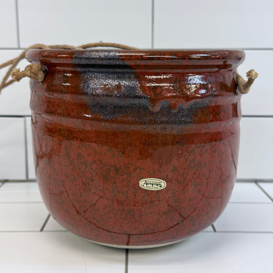 Takahashi Ceramic Hanging Planter Pot Vintage 1970s