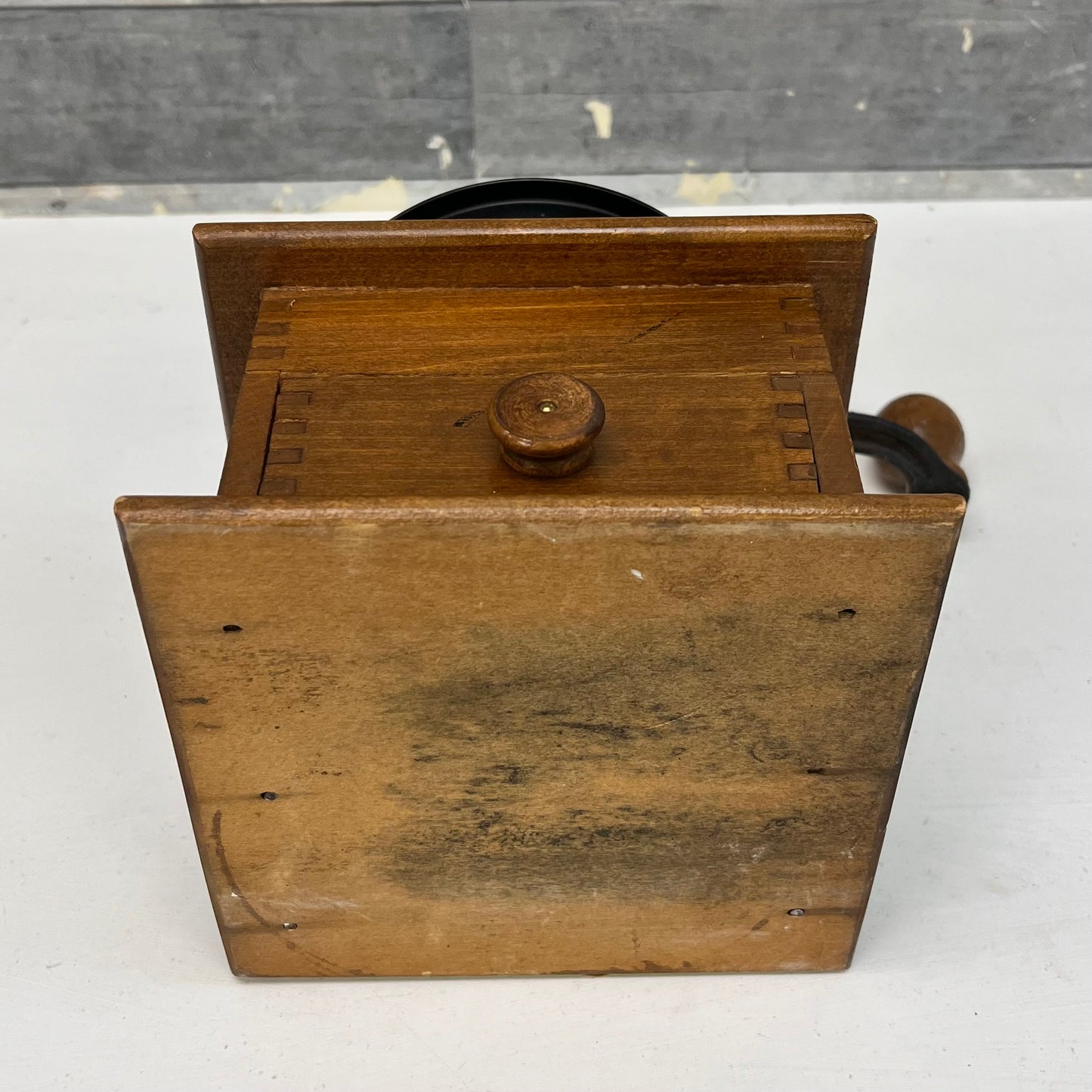 W.H. Co. Cast Iron Hand Crank Coffee Grinder