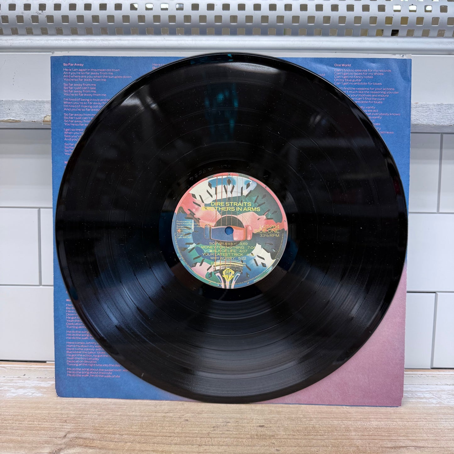 Dire Straits Brothers in Arms Vinyl Record, 1985