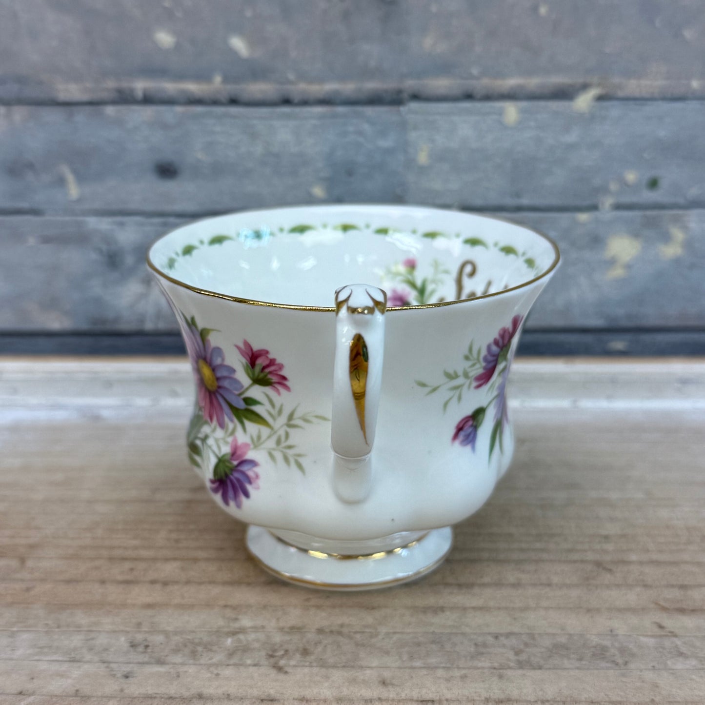 Royal Albert September Bone China Teacup & Saucer
