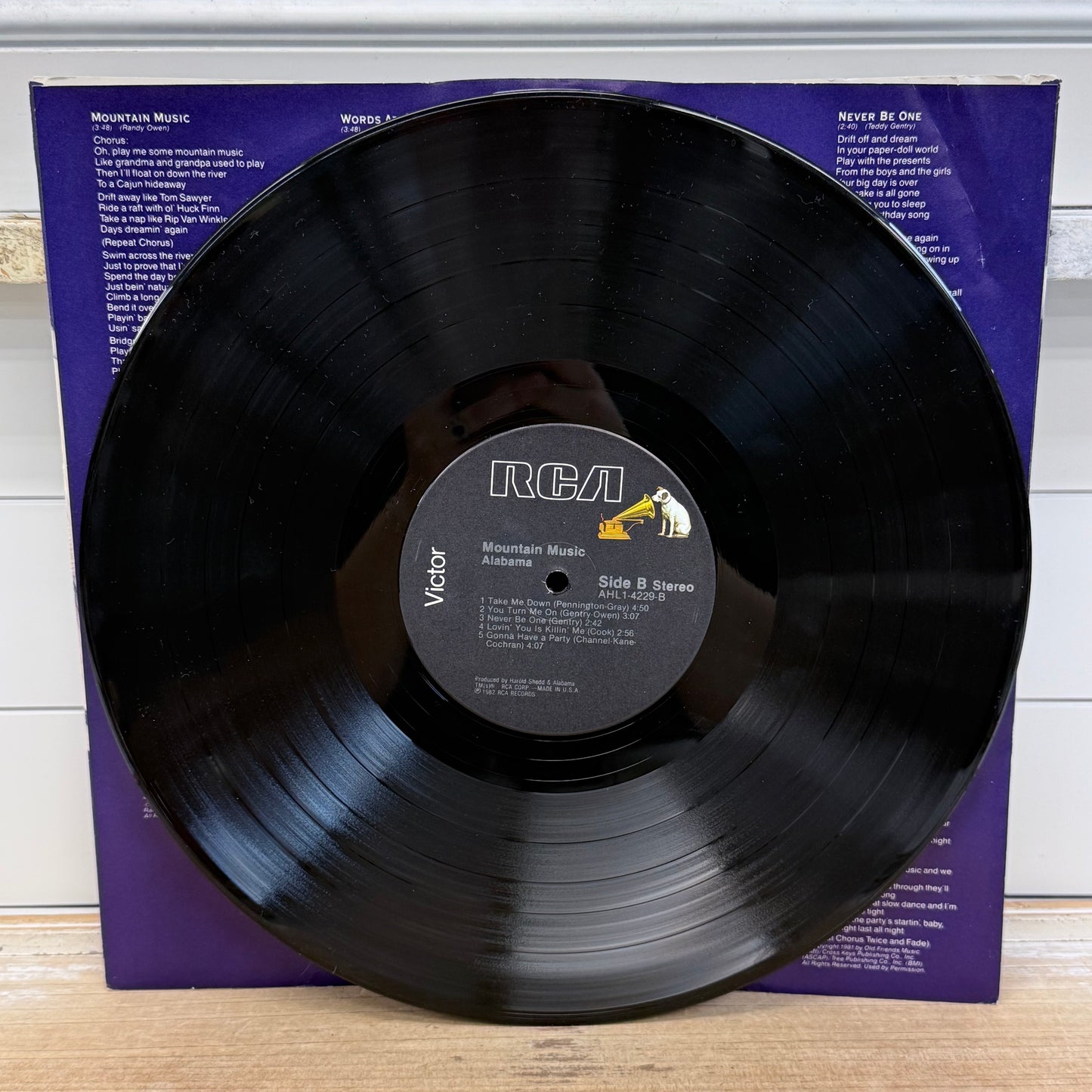 Alabama Mountain Music Vinyl Record LP 1982 #AHL1-4229