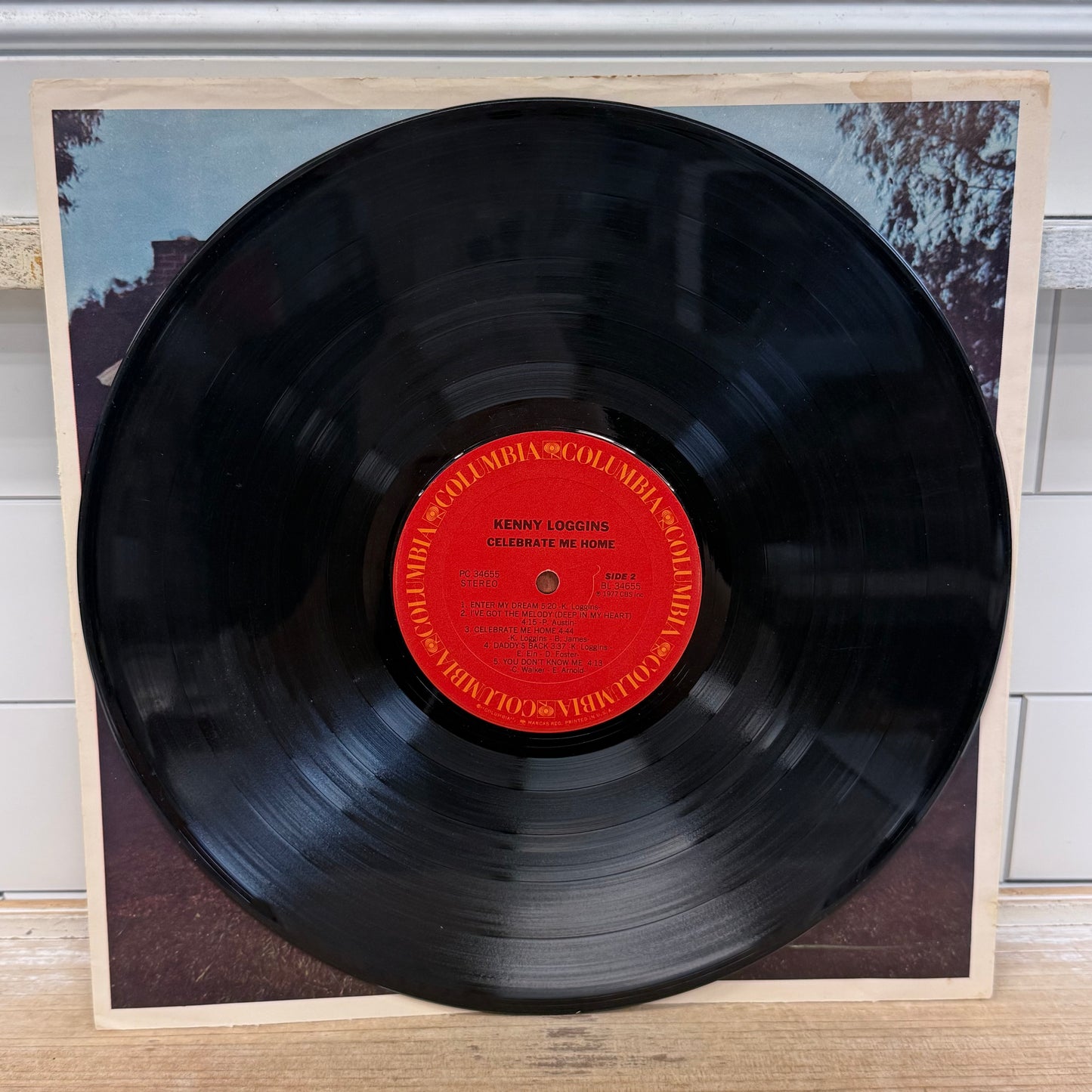 Kenny Loggins Celebrate Me Home Vinyl Record 1977 #PC34655