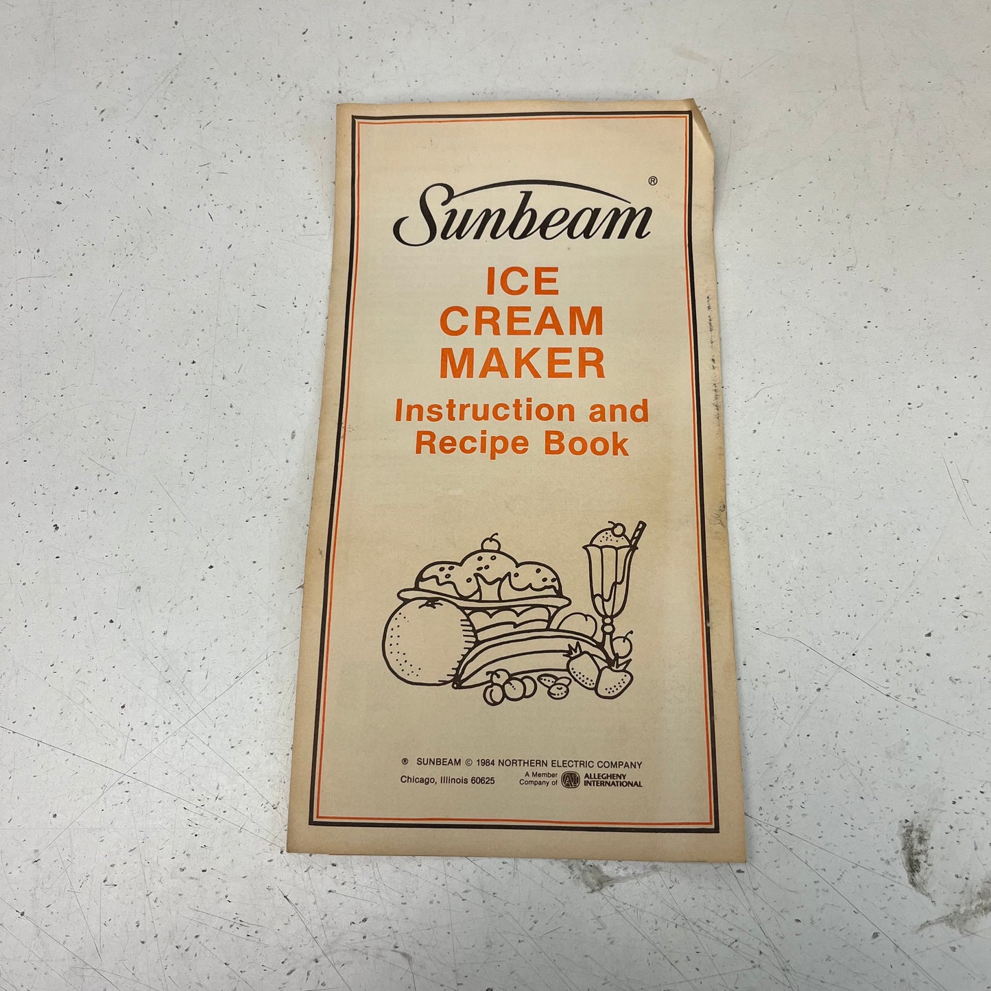 Sunbeam Frozen Dessert Maker, 1984