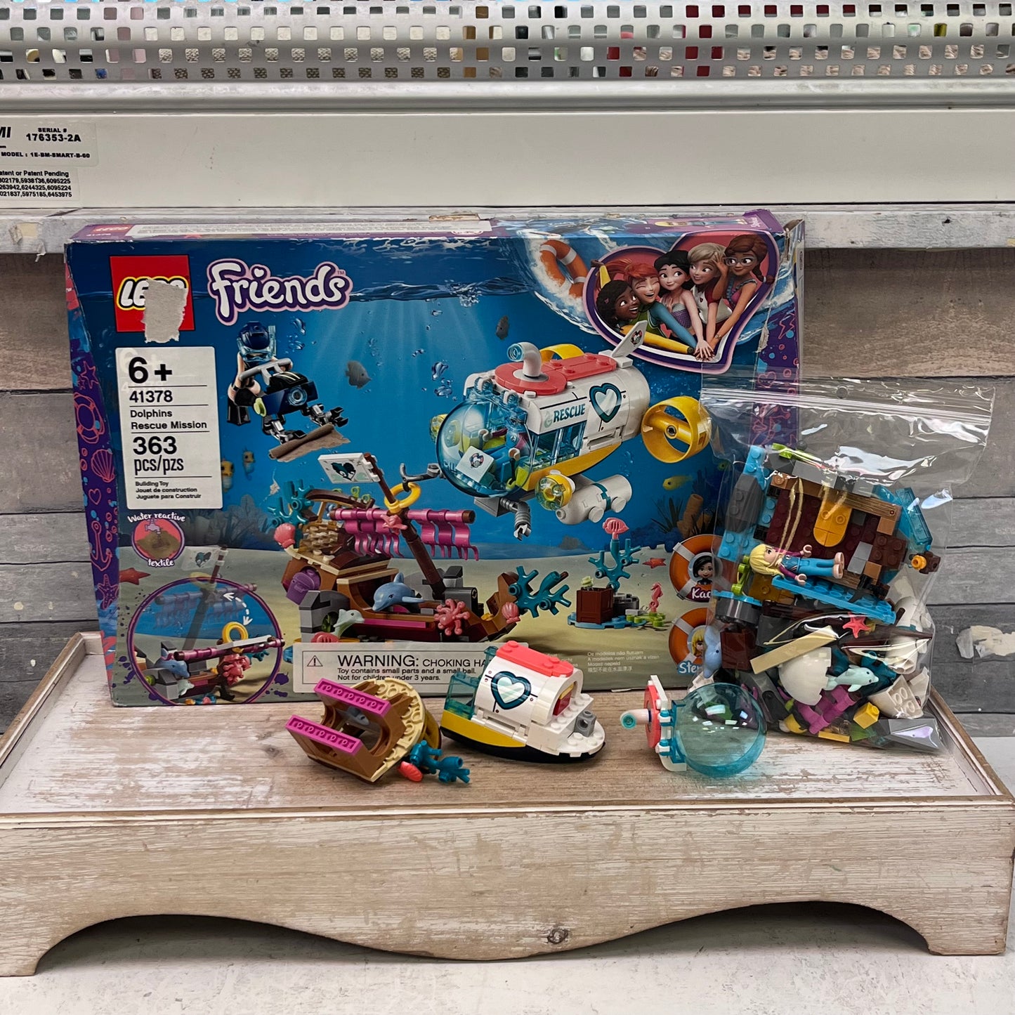 Lego Friends Dolphin Rescue Mission Building Set in Box, #41378