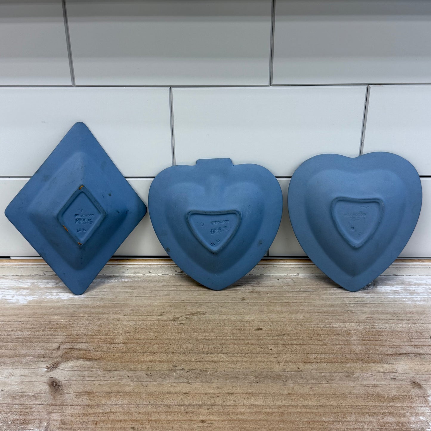 Wedgwood Jasperware Trinket Dishes, Set of 3
