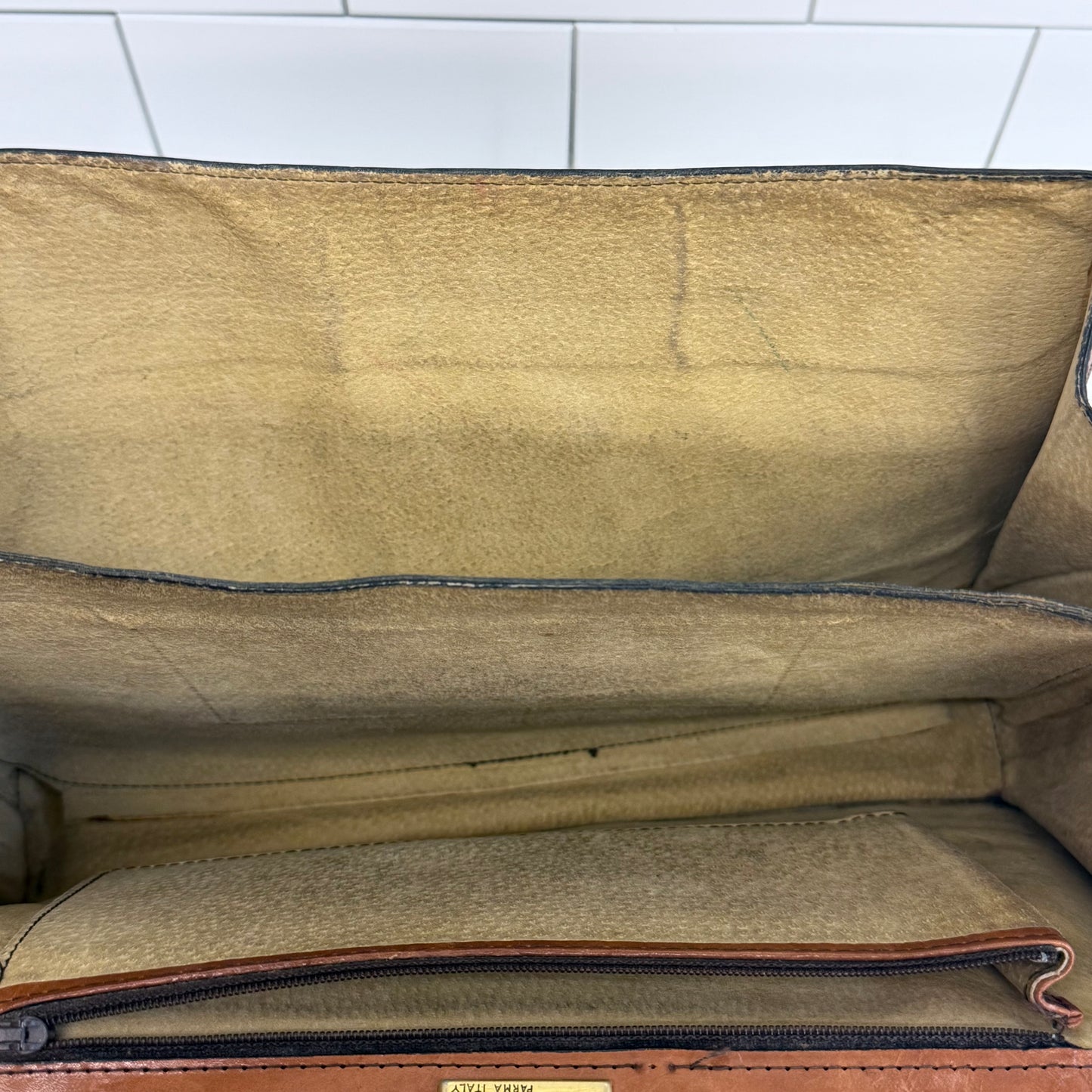Rare Enzo Parma Italian Leather Satchel