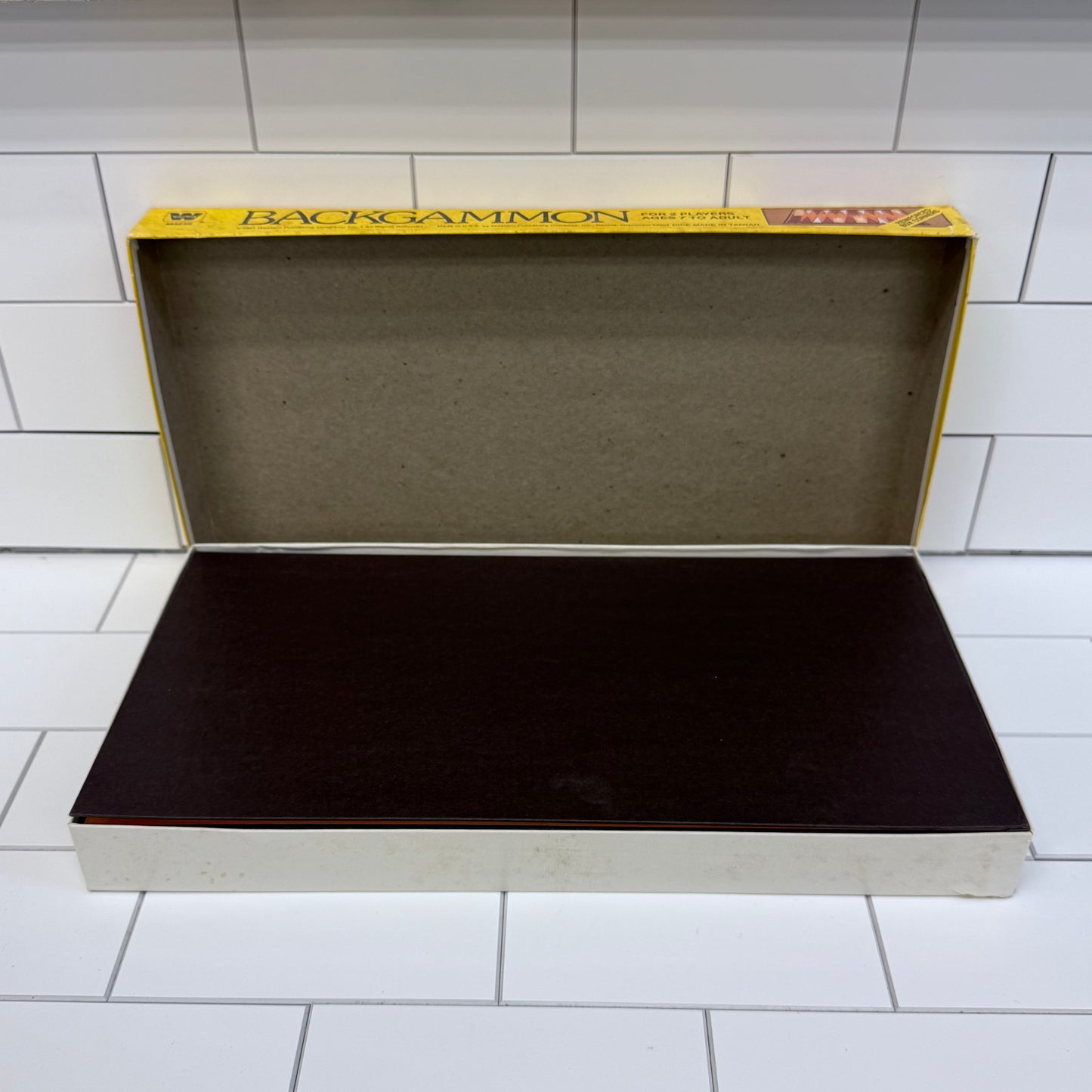 Whitman Backgammon Game, Complete, 1981