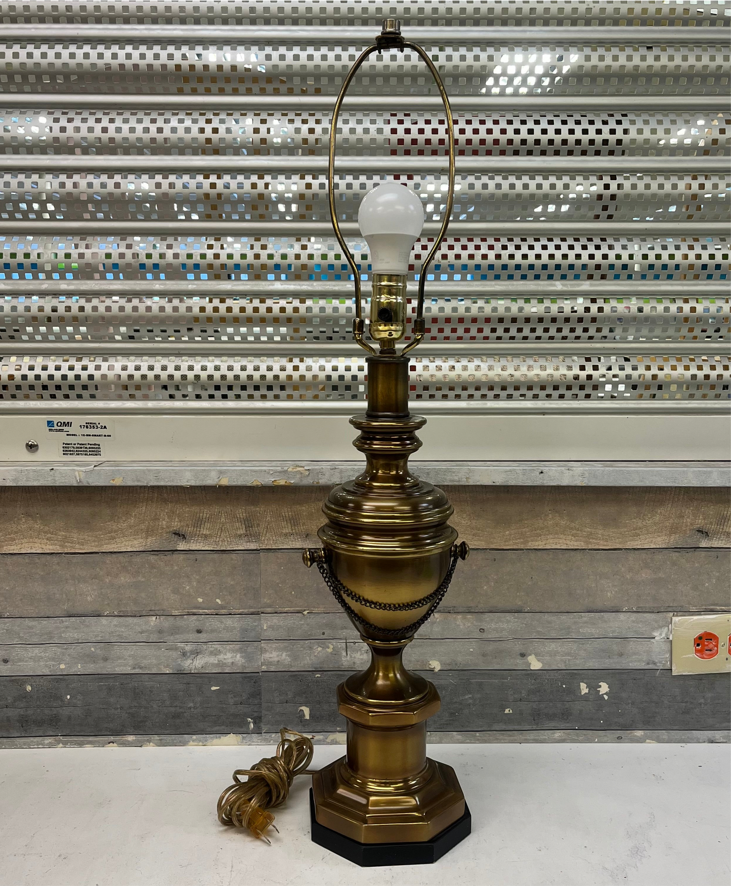 Stiffel Style Solid Brass Table Lamp