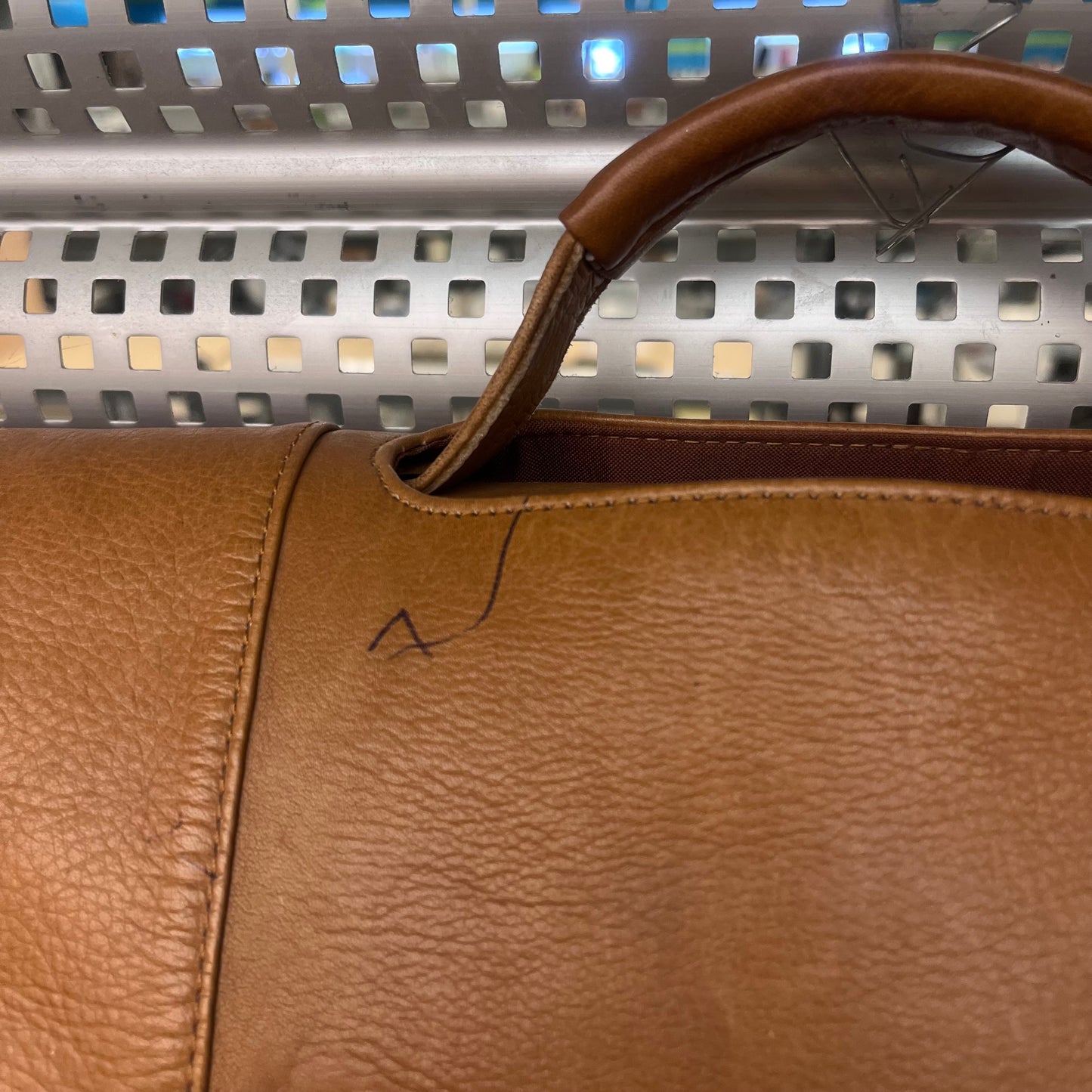 Columbian Leather Shoulder Briefcase Bag