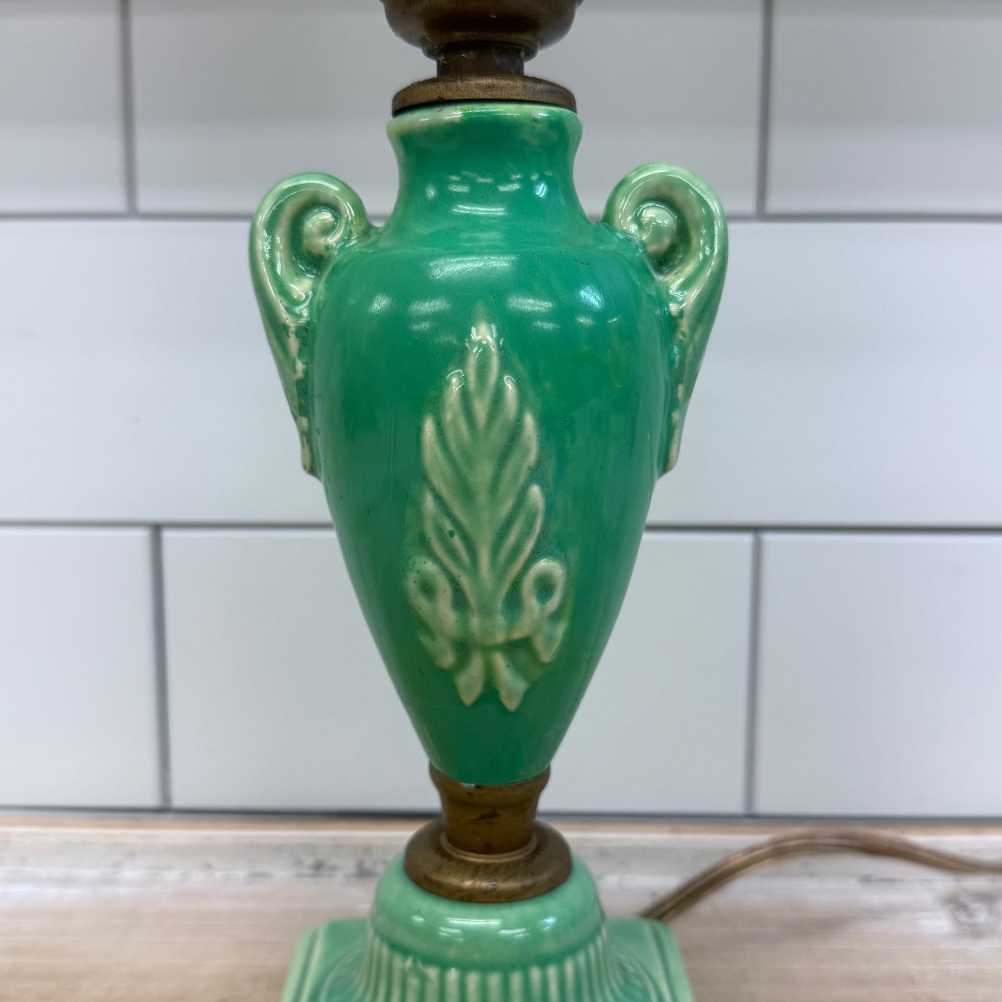 Table Lamp Urn Shaped Ceramic MCM