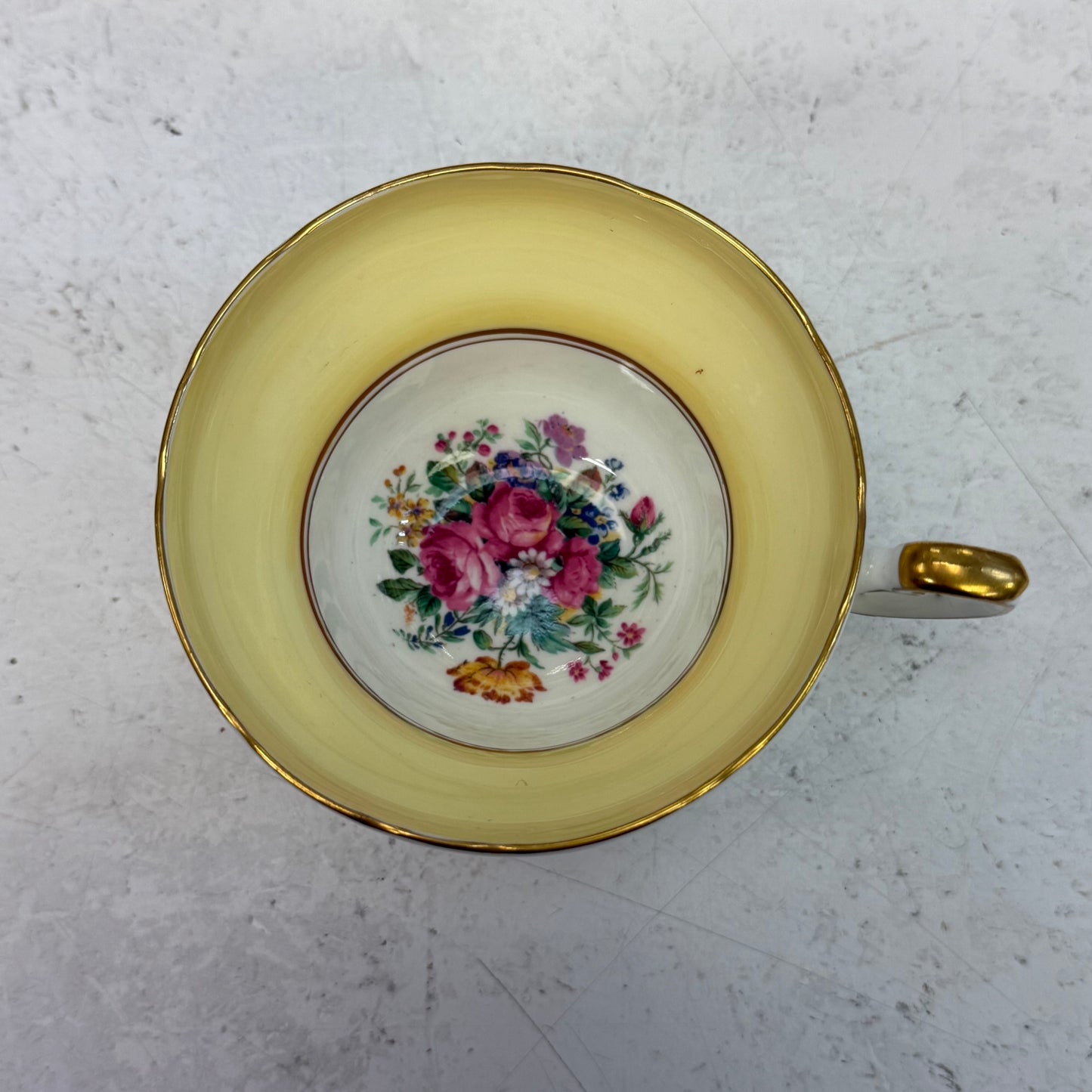 Foley Bone China Floral Teacup & Saucer