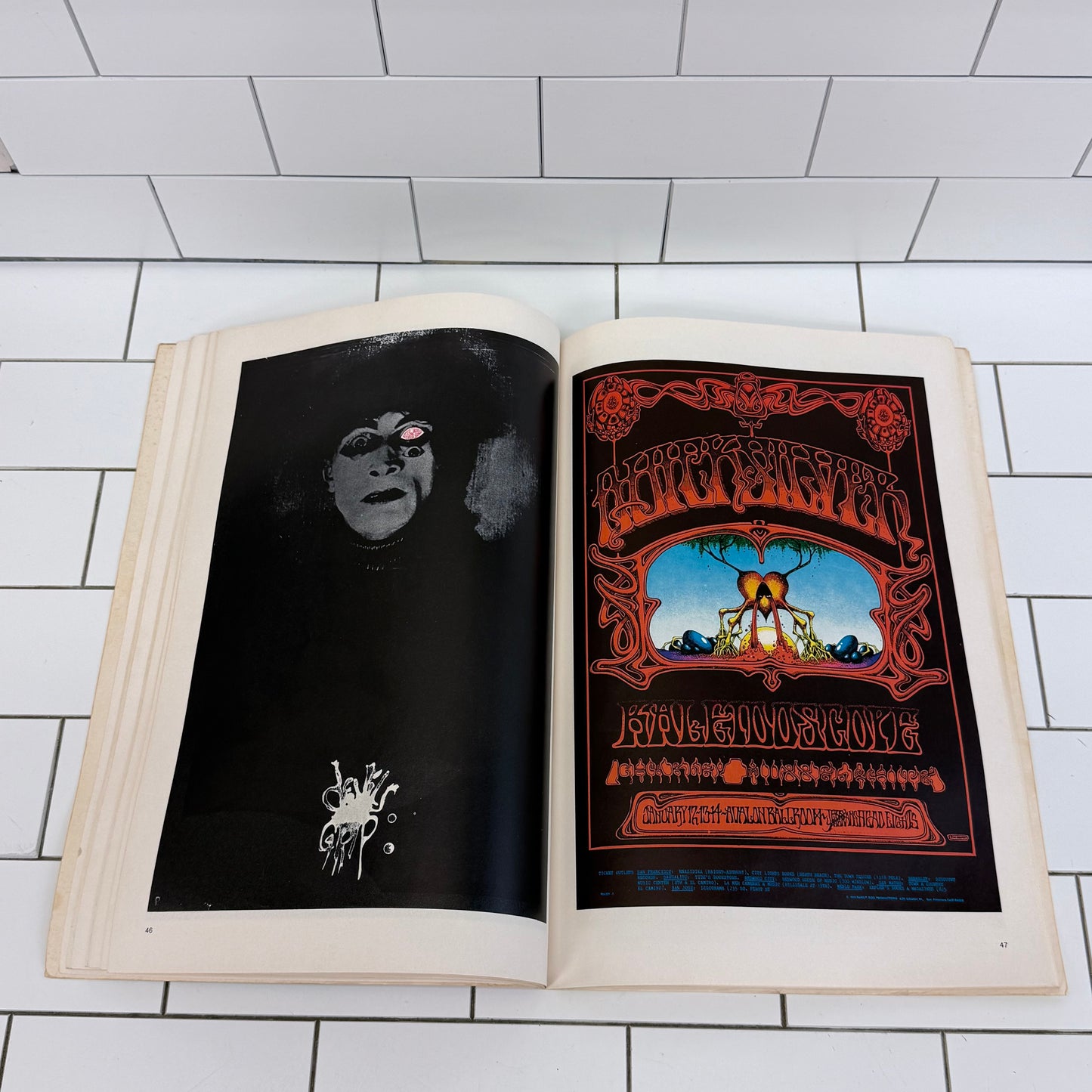 Get On Down Rock and Roll Posters Mick Farren Book 1977 Vintage
