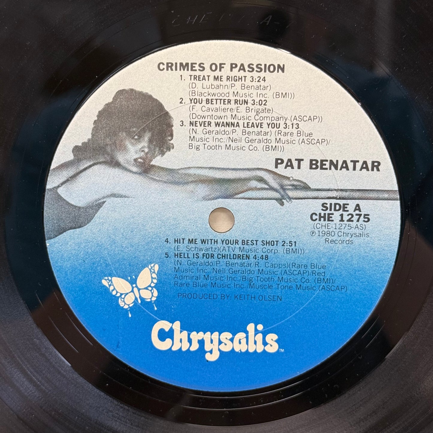 Pat Benatar Crimes of Passion Vinyl Record LP 1980