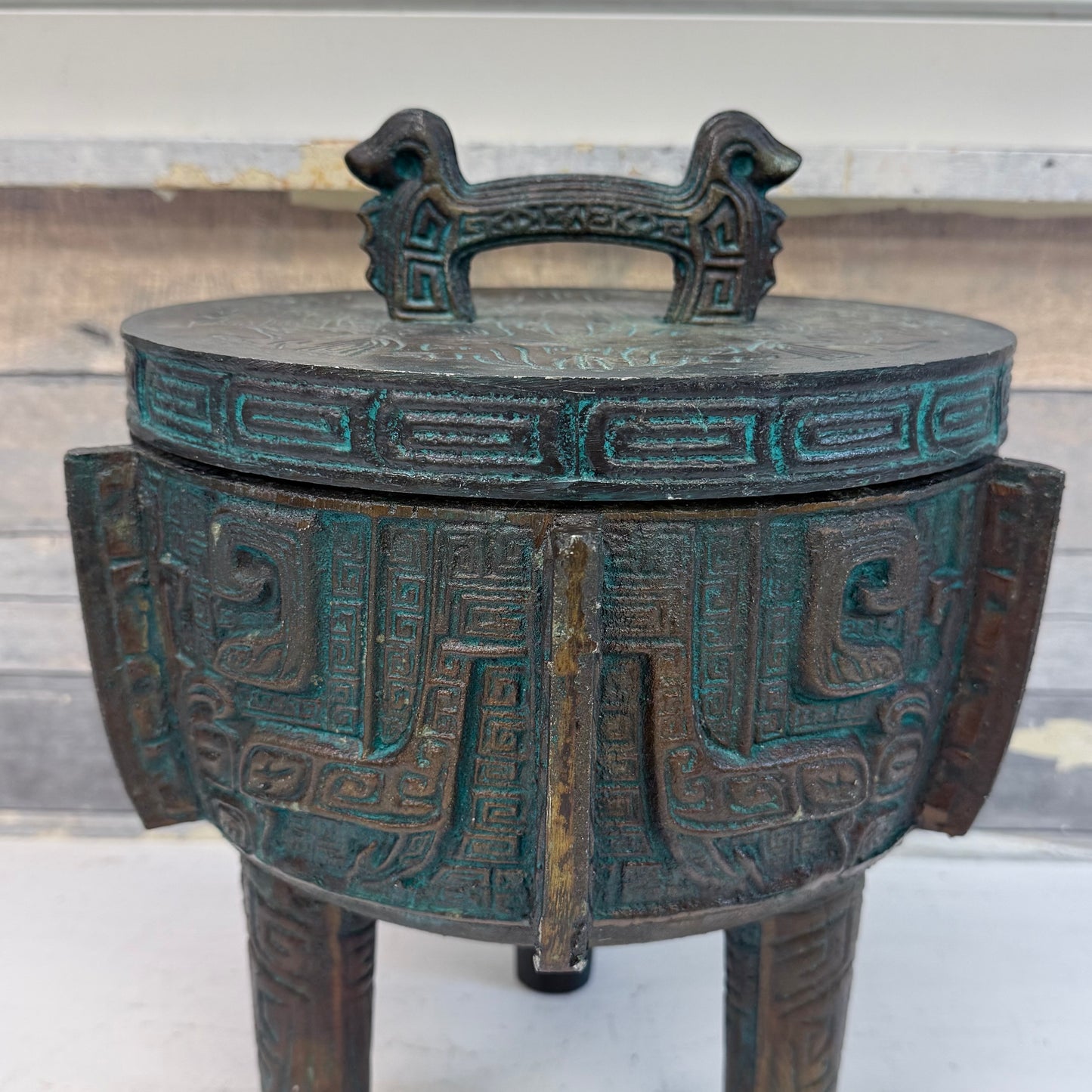 James Mont Style Bronze Ice Bucket