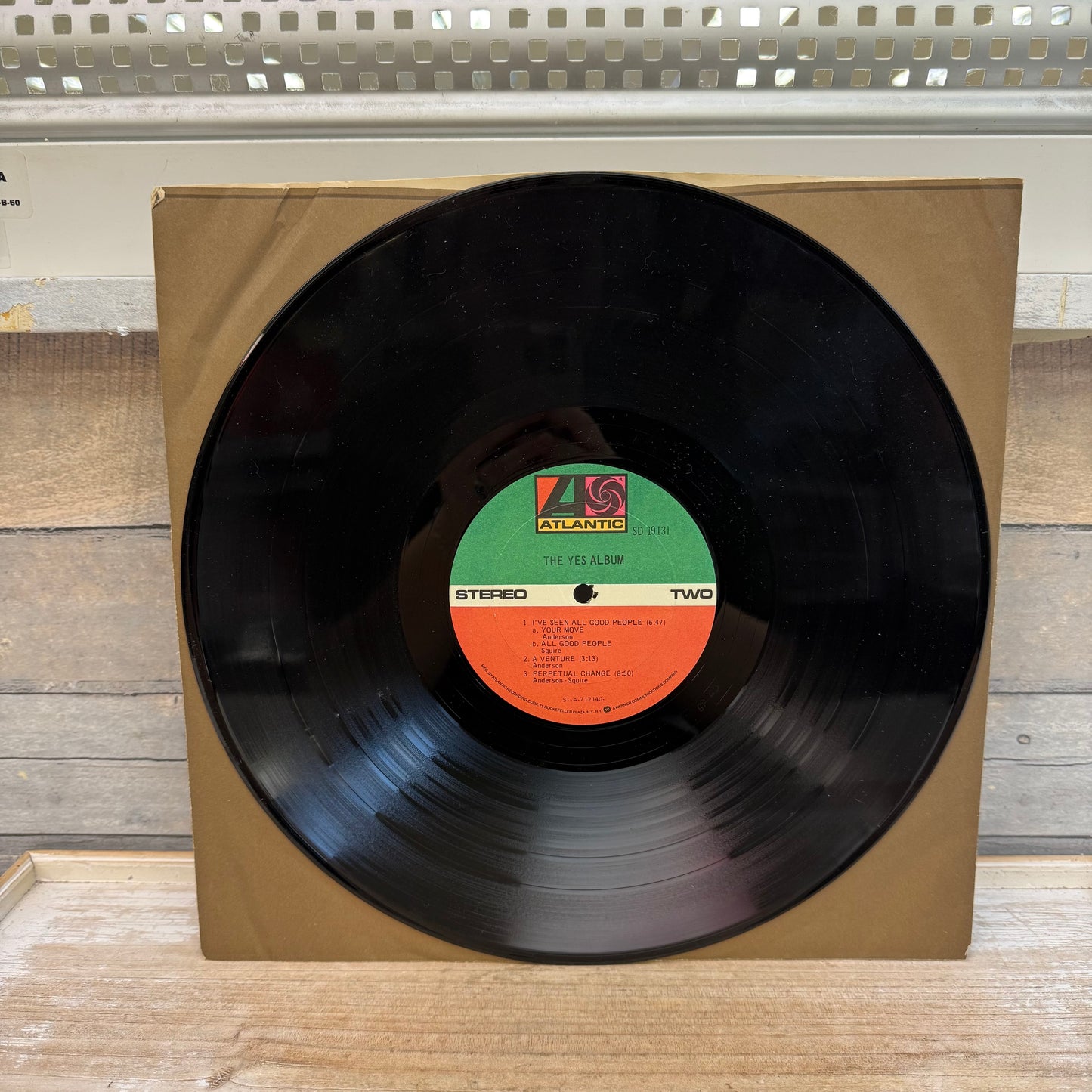 Yes The Yes Album Vinyl Record, 1971