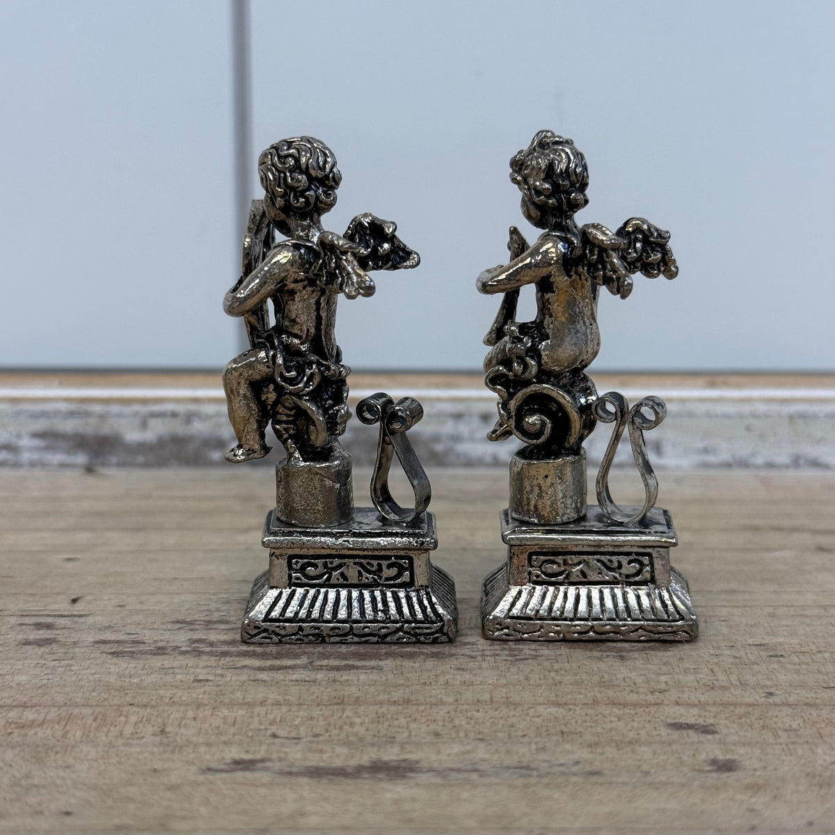 Angel Musician Place Card Holders Set of 4 Boxed Cherubs