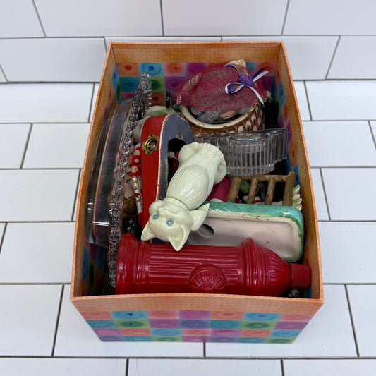 Mystery Estate Box Vintage Collectibles, 7 LB