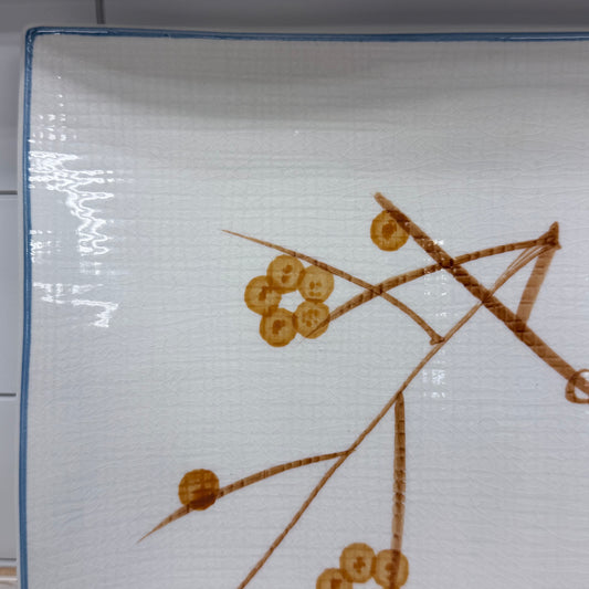 Miya Botanical Serving Platter 1960s-70s