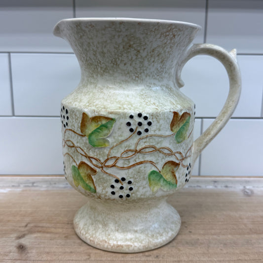 Burleigh Ware Ivy Leaf Pitcher 1950s
