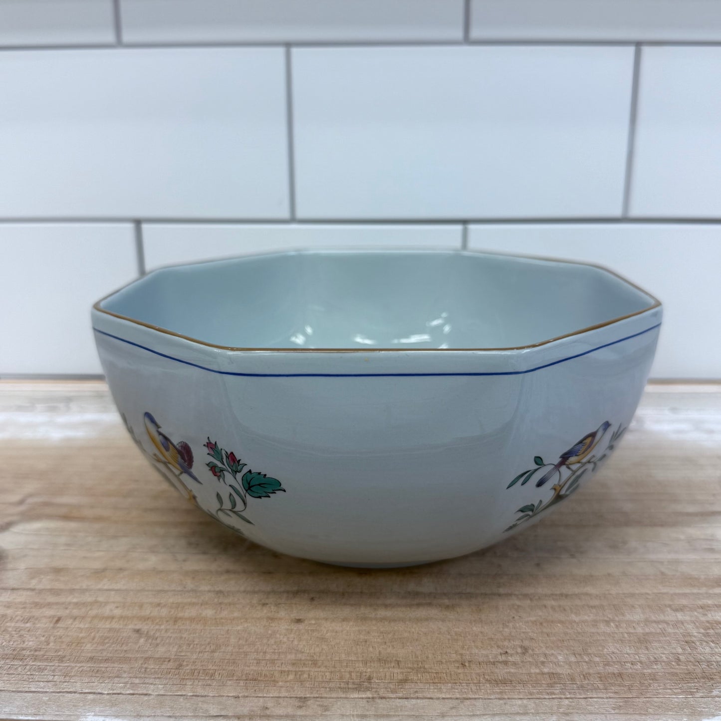 Spode Queen’s Bird Porcelain Octogonal Bowl