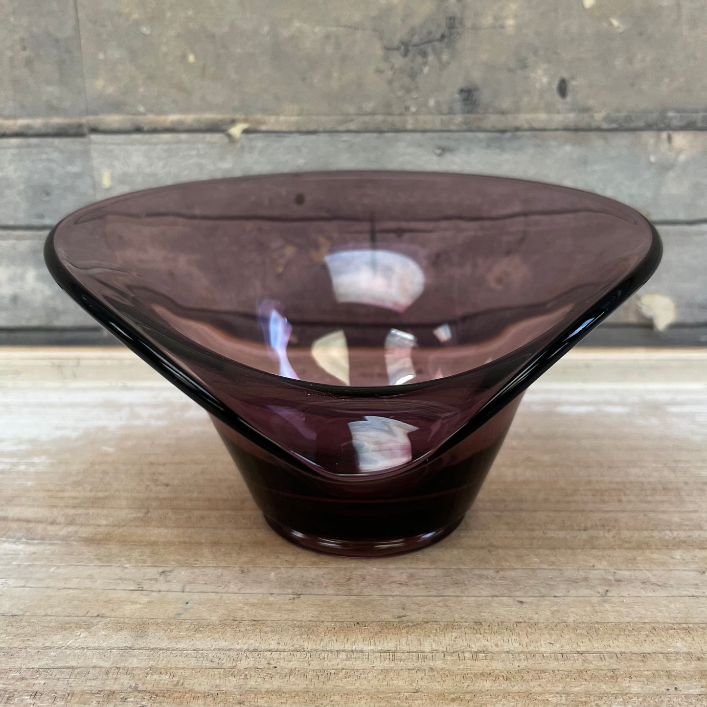 Viking Amethyst Purple Bon Bon Candy Dish