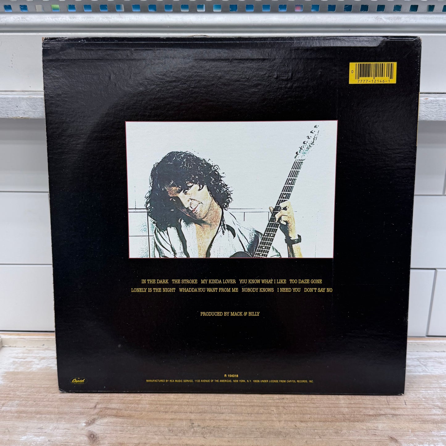 Billy Squier Don’t Say No Vinyl Record, 1981