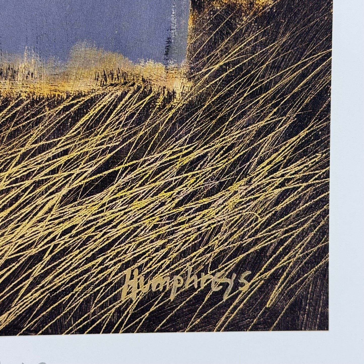 David Humphreys Eigg Signed Numbered Limited Edition Art Print 20/100