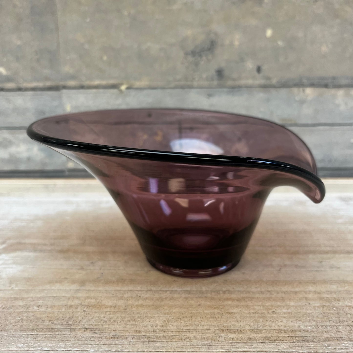 Viking Amethyst Purple Bon Bon Candy Dish