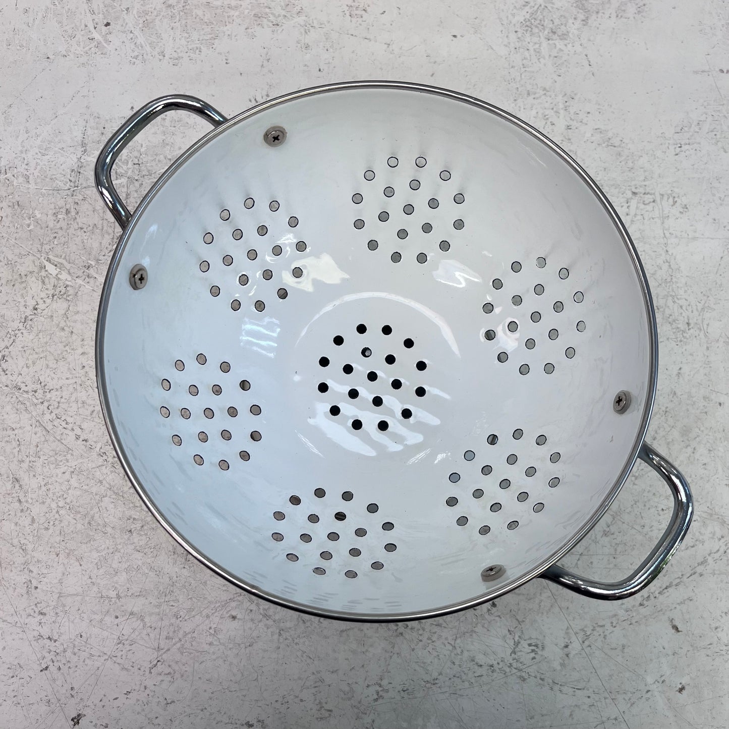 Kobë Floral Enameled Colander