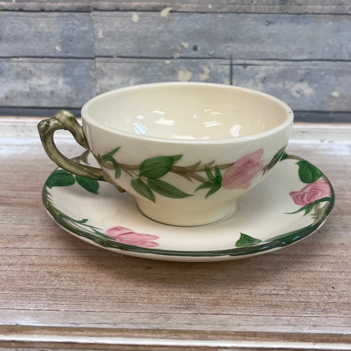 Franciscan Desert Rose Teacup and Saucer
