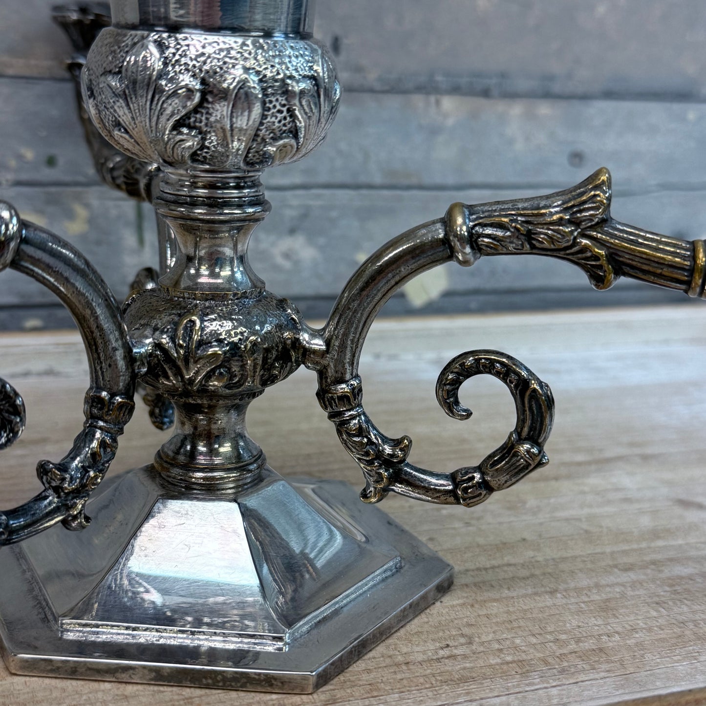 Towle William Adams Silver Plated Candle Holder