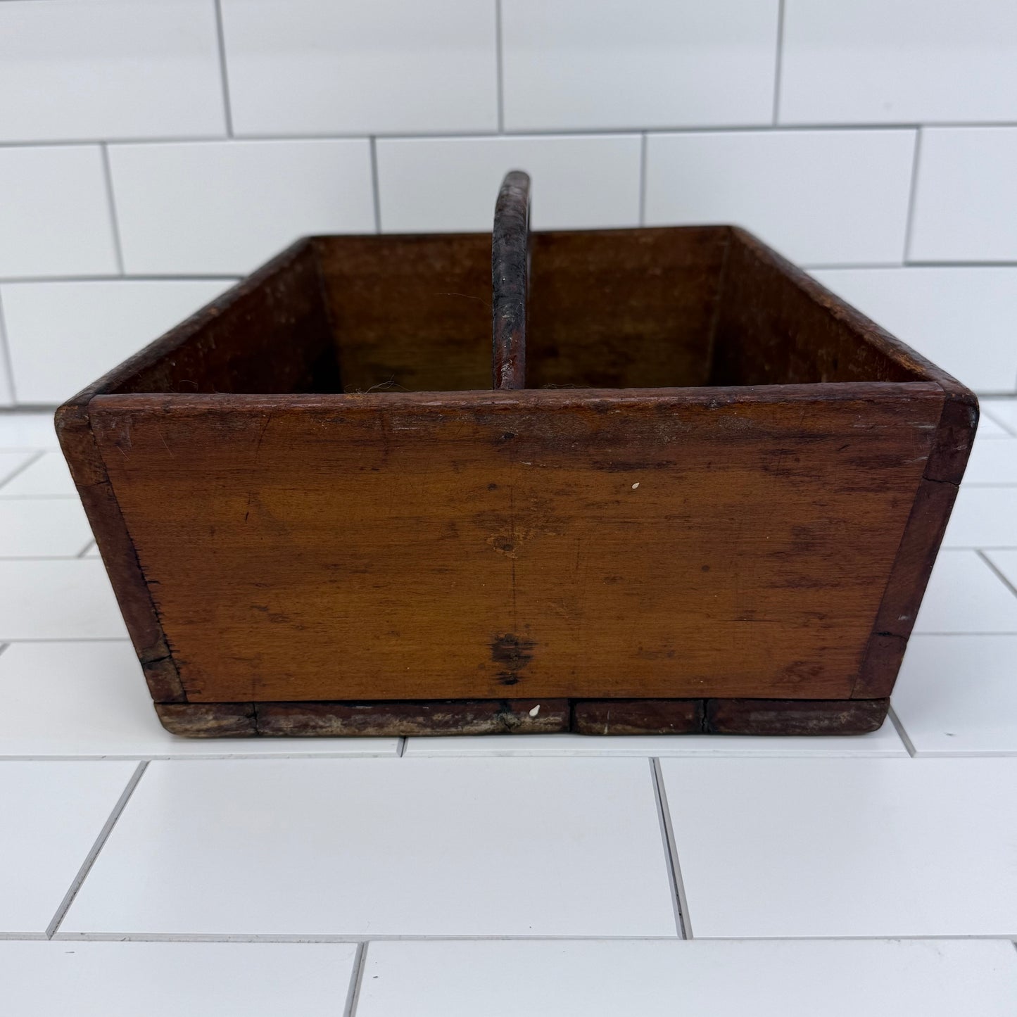 Handcrafted Wooden Divided Caddy