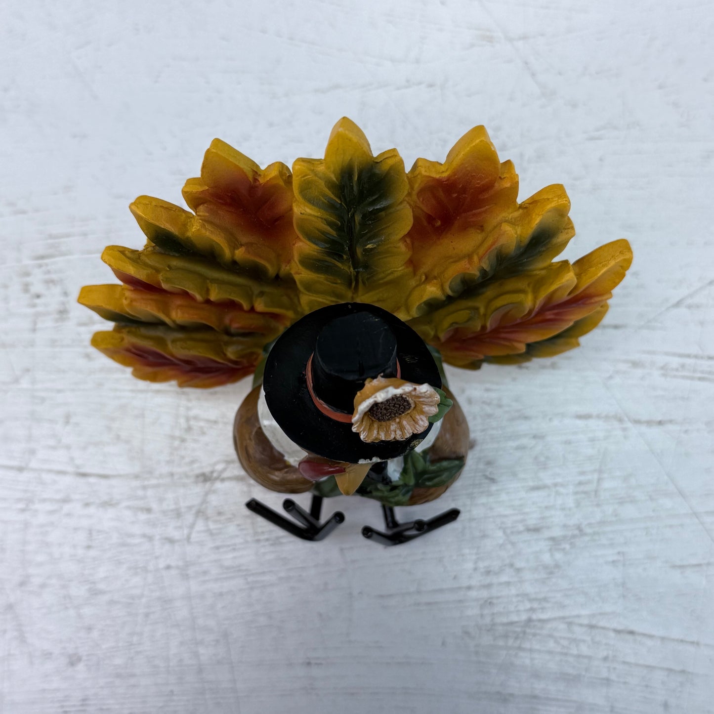 Pilgrim Turkey Resin Figurine