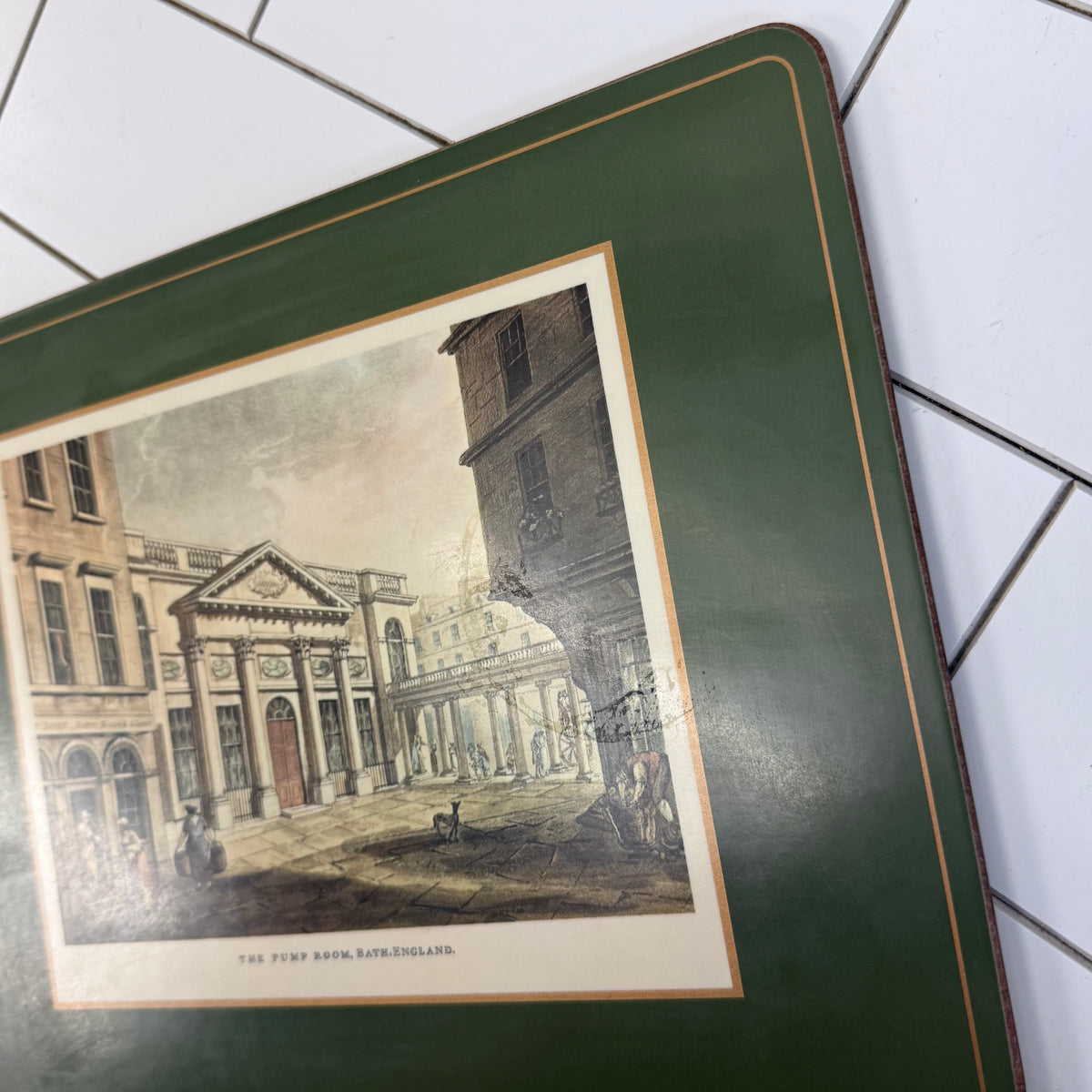 Pimpernel Bath England Cork Placemats Set of 6