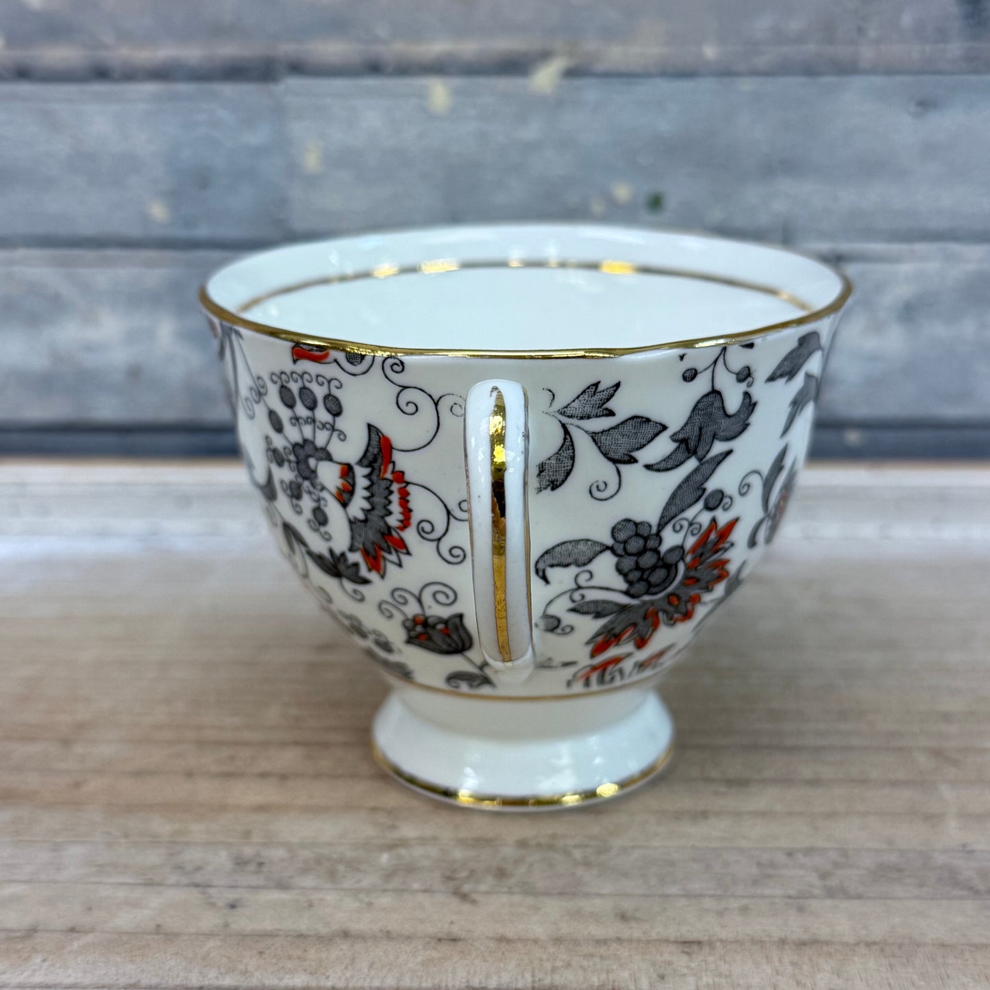 Clarence Bone China Teacup & Saucer