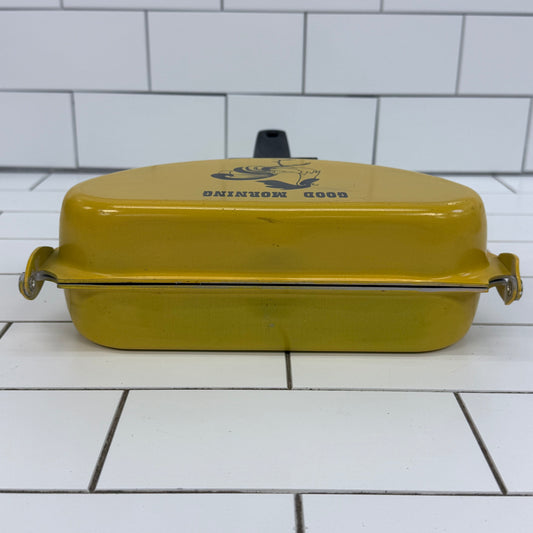 Nordic Ware Good Morning Rooster Omelette Pan Vintage USA 1970s