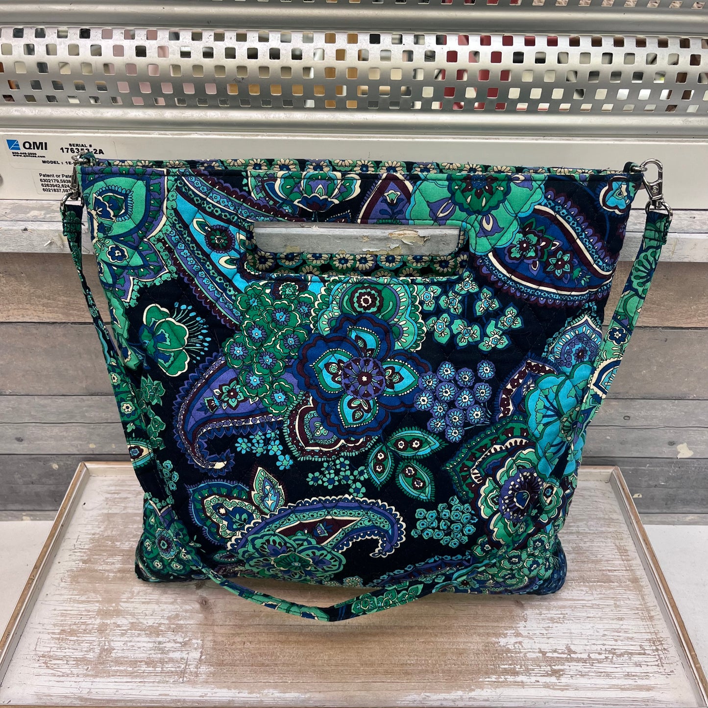 Vera Bradley Blue Rhapsody Tote Bag with Wallet, 2015