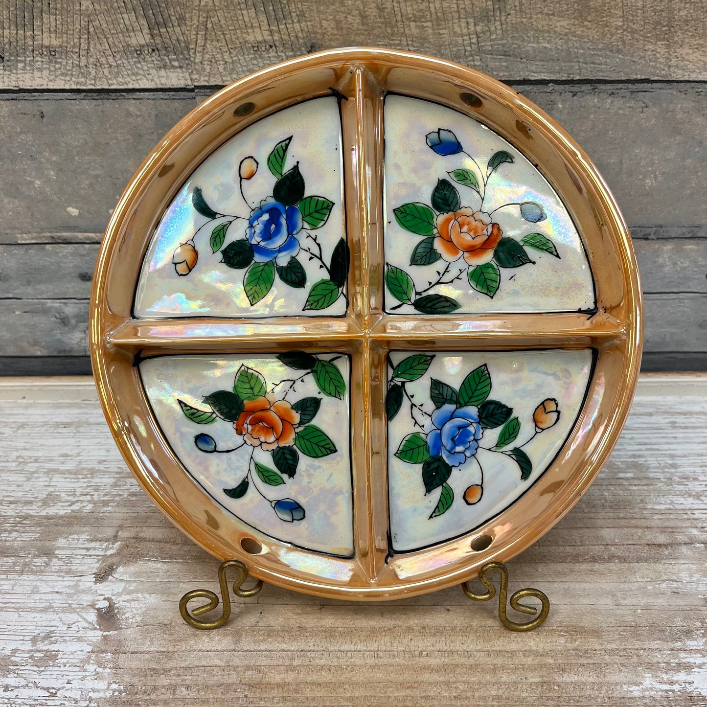Hotta Yu Shoten & Co. Lusterware Divided Dish