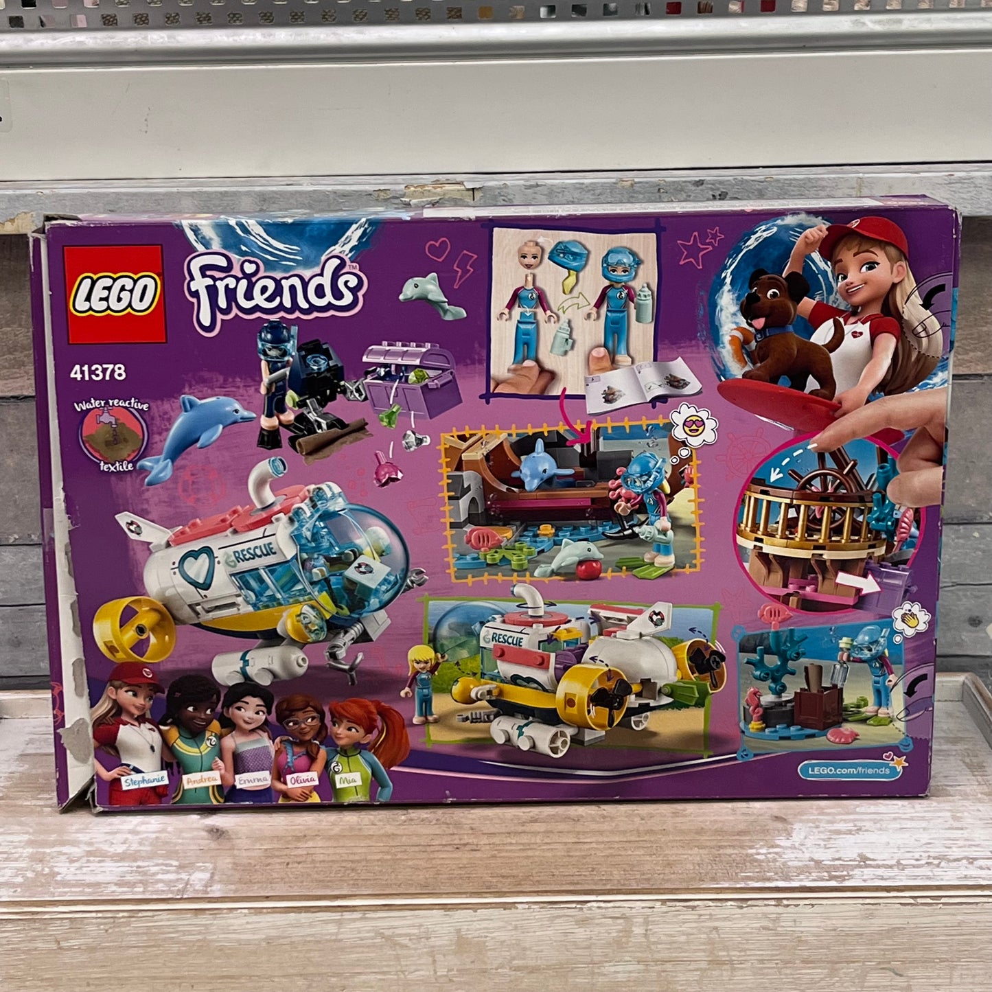 Lego Friends Dolphin Rescue Mission Building Set in Box, #41378