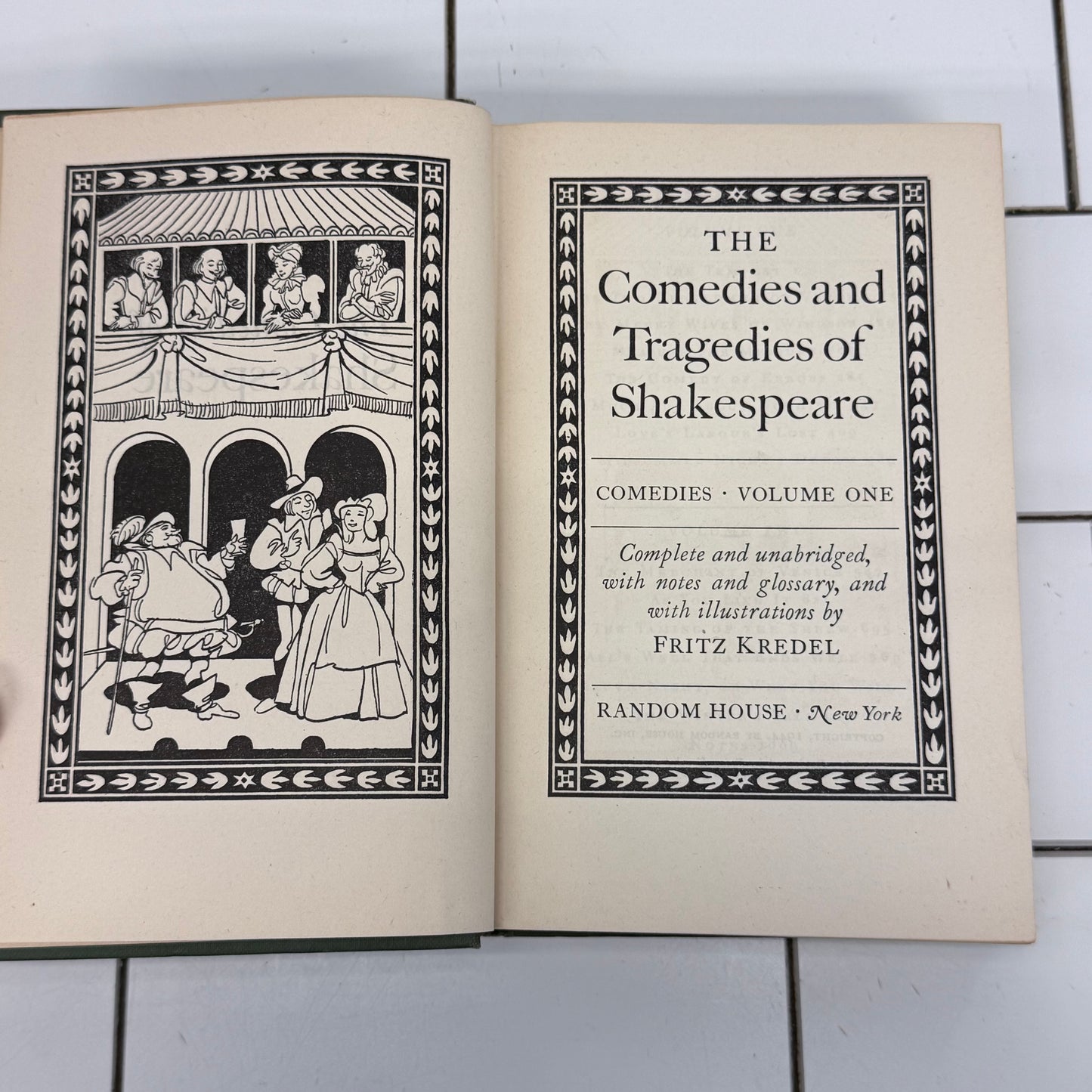 1944 Shakespeare Comedies Tragedies Illustrated Set