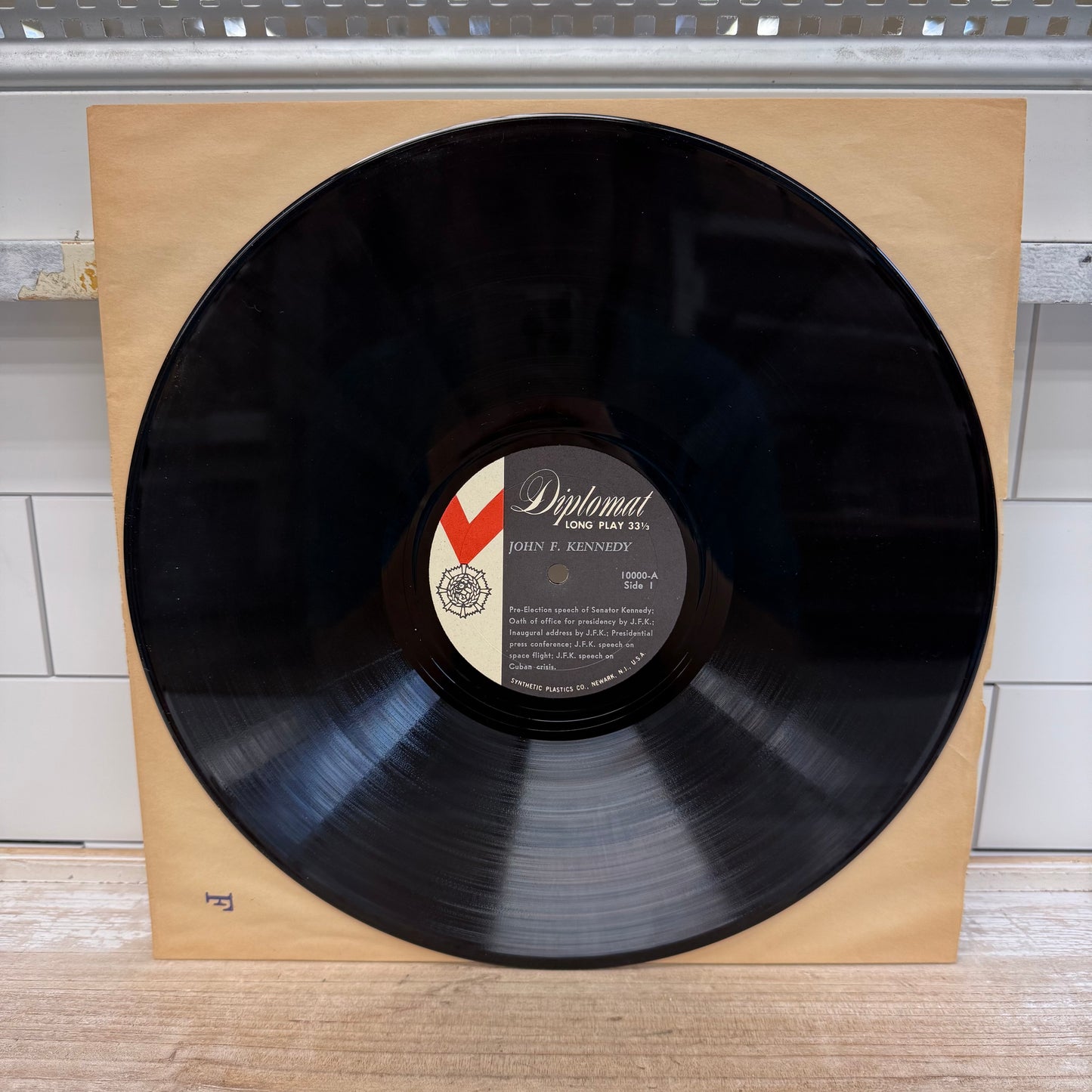 John Fitzgerald Kennedy A Memorial Album Vinyl Record, 1963