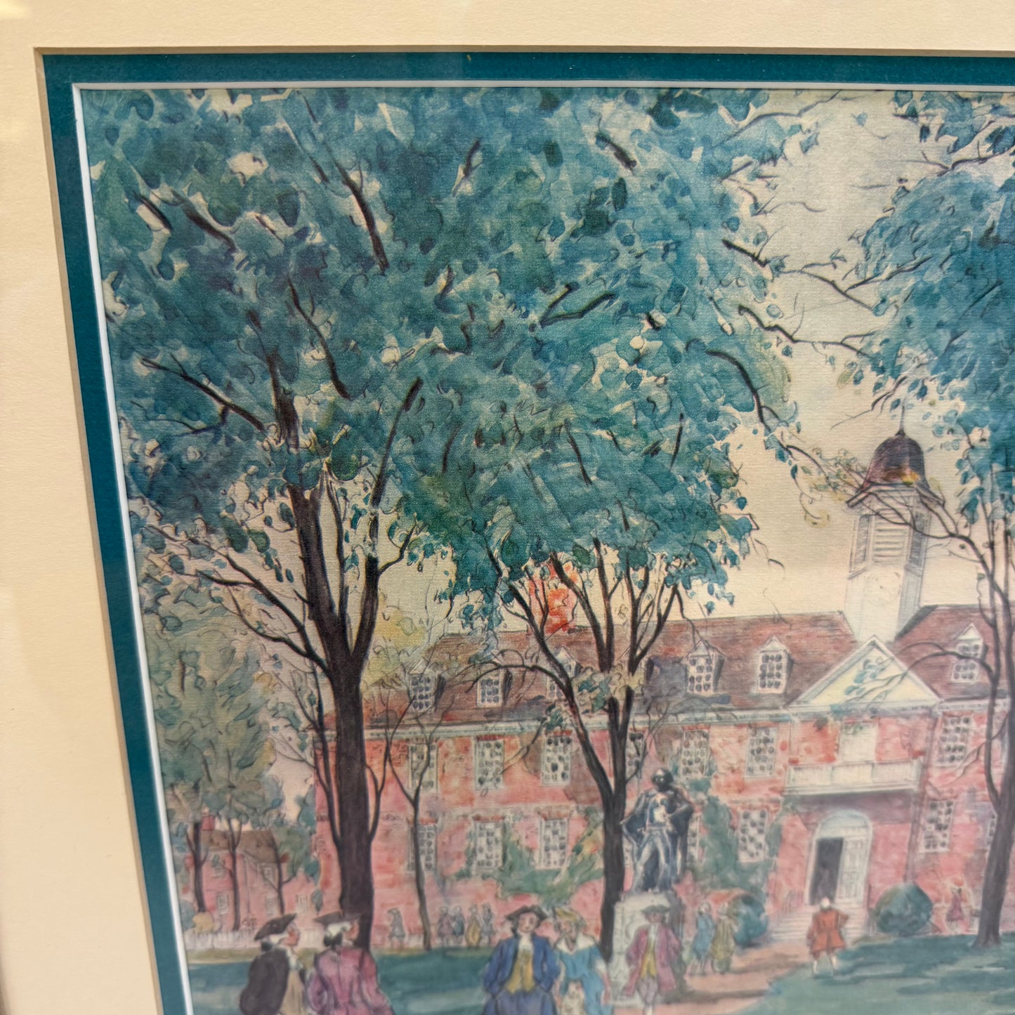 James Preston Wren Building Williamsburg Art Print, 1939
