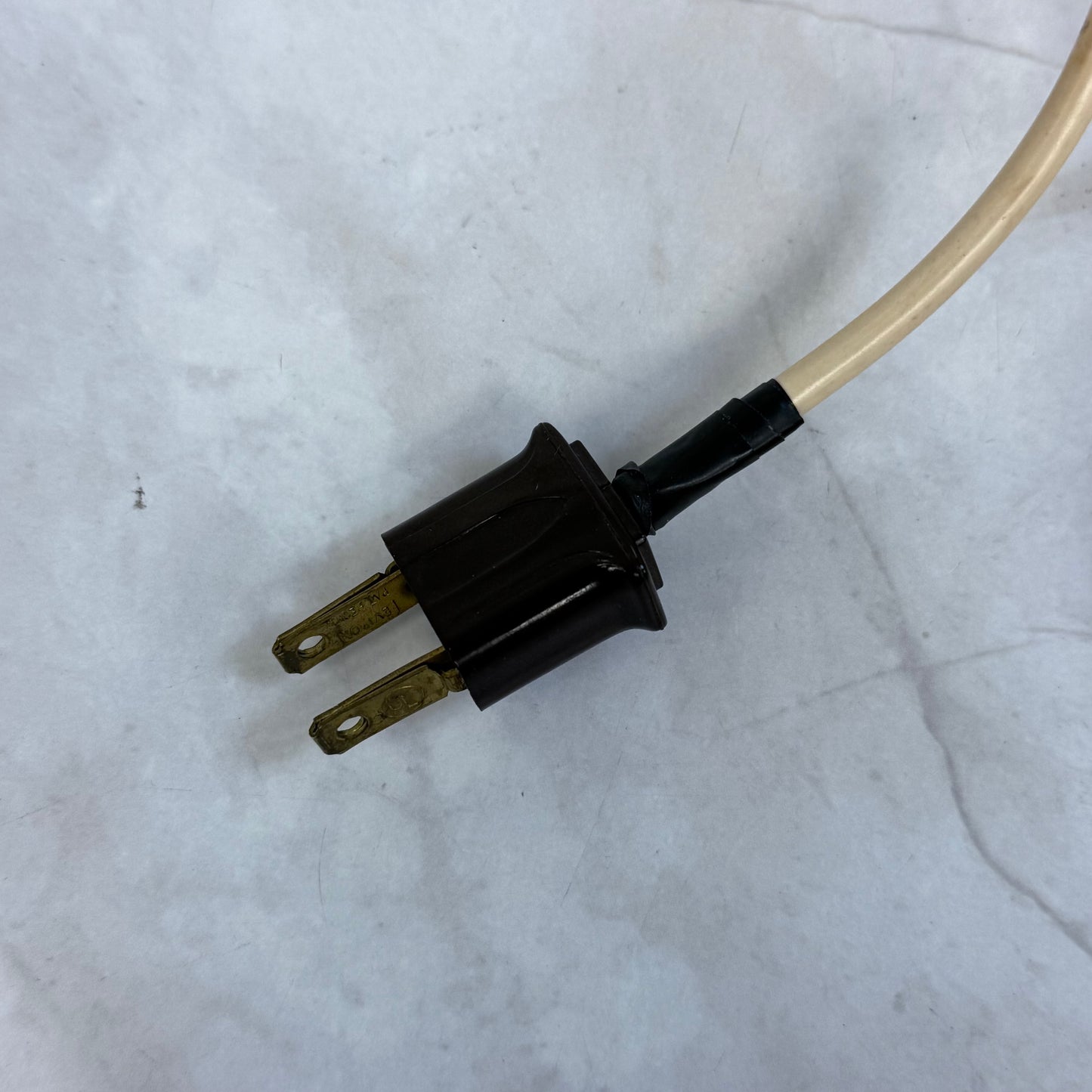 Brass Hurricane Lamp Gingham Shade Farmhouse