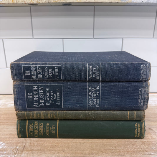 Vintage Book Lot of 4, 1927-1930