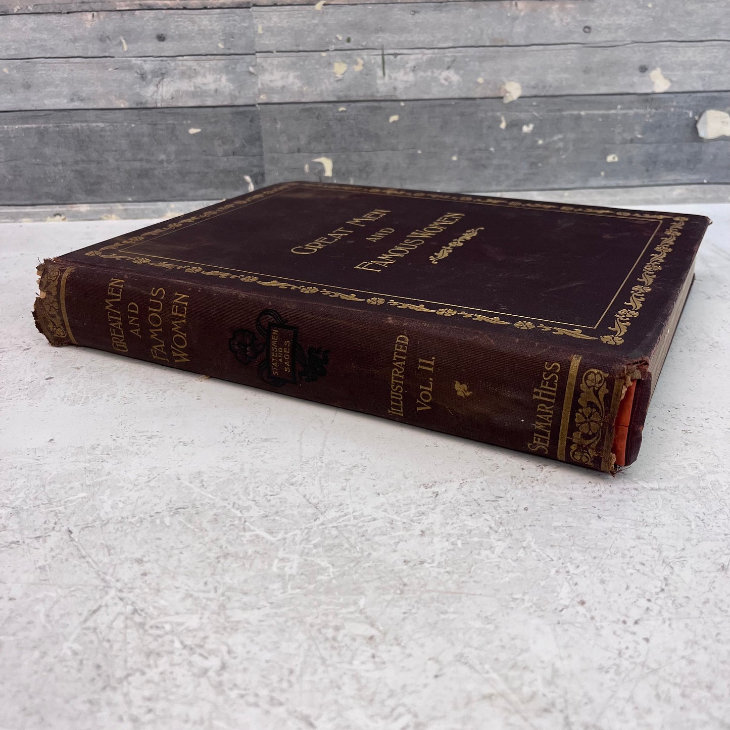 Great Men and Famous Women Illustrated 4 Volume Set, 1894
