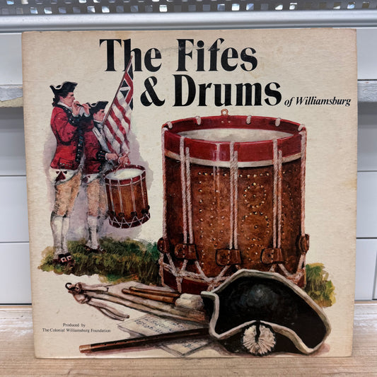 Colonial Williamsburg Fife & Drum Vinyl Records Lot of 2 LPs