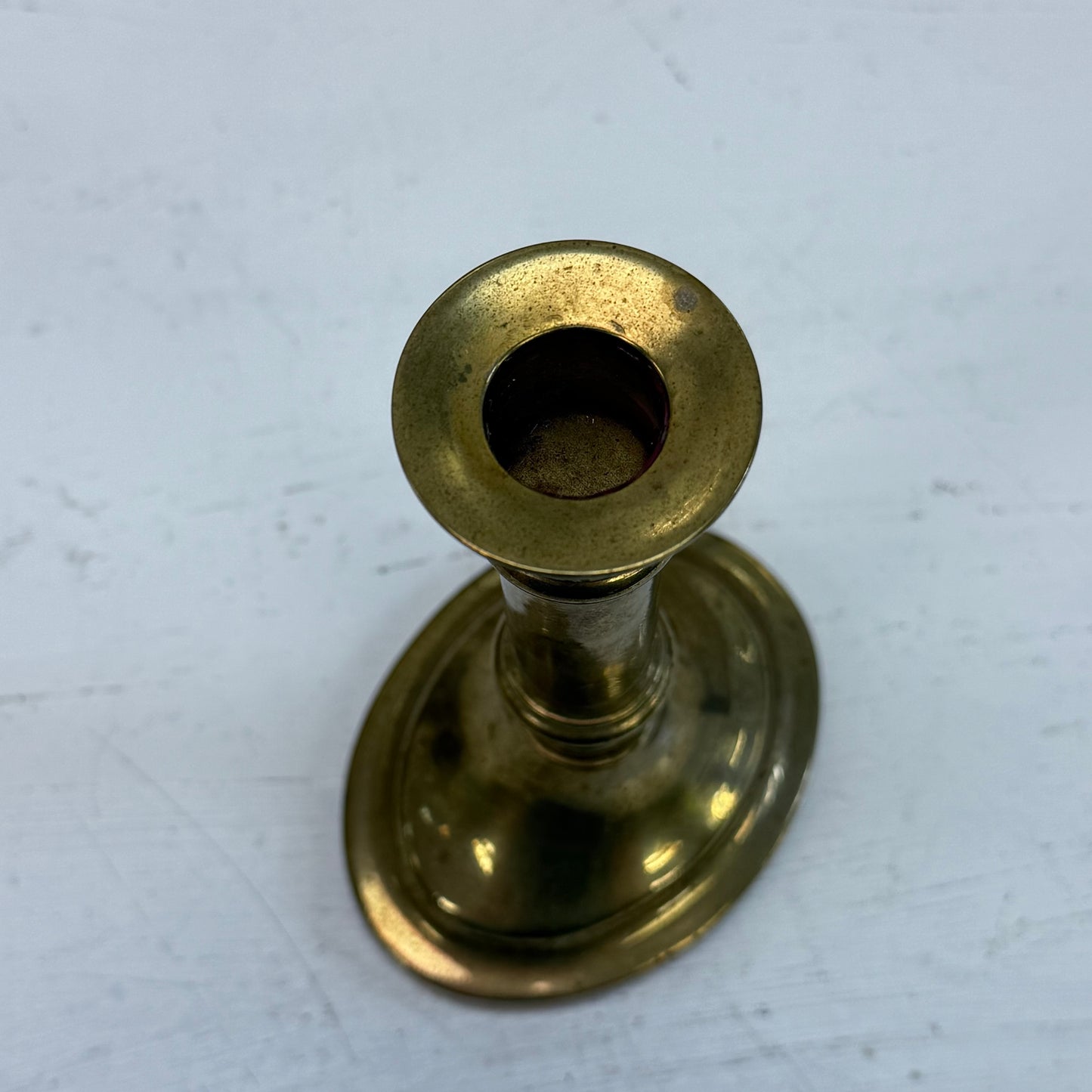 Solid Brass Candlestick Holder