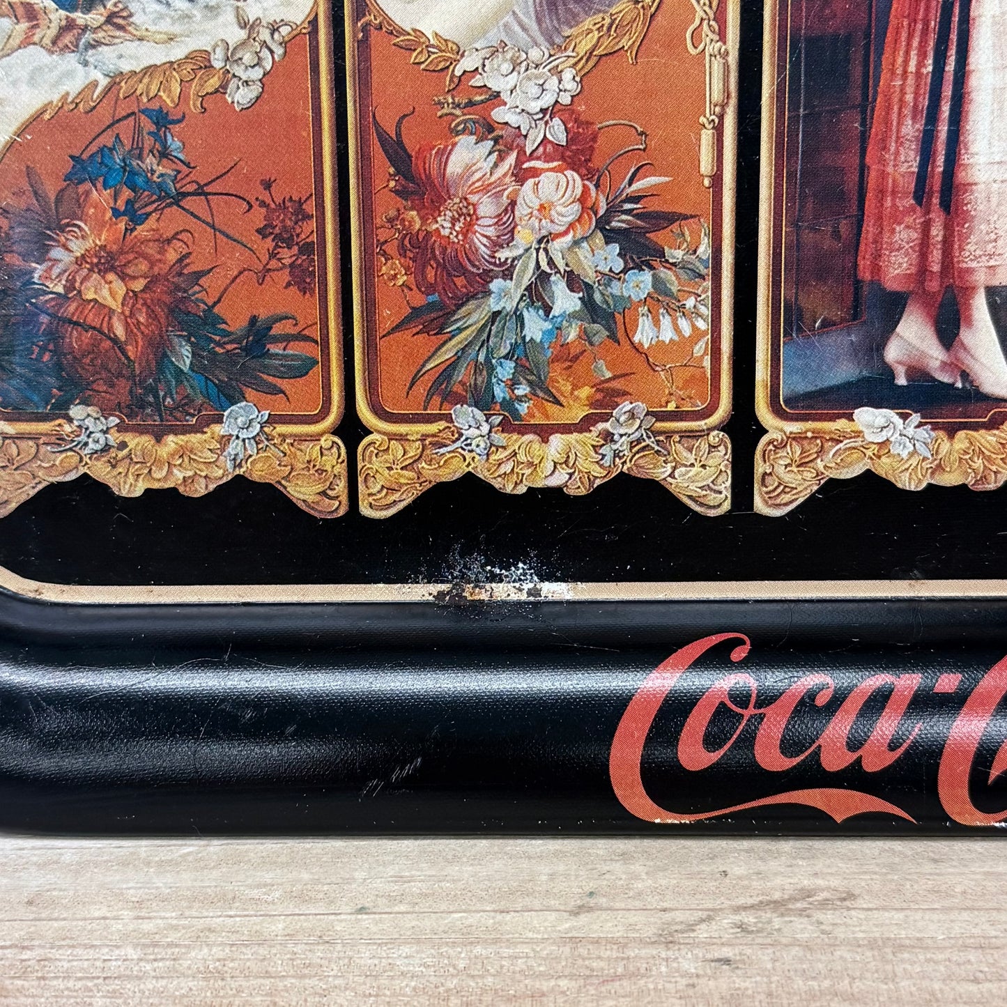 Coca Cola Metal Tray Four Seasons, Ohio Art Co. 1990