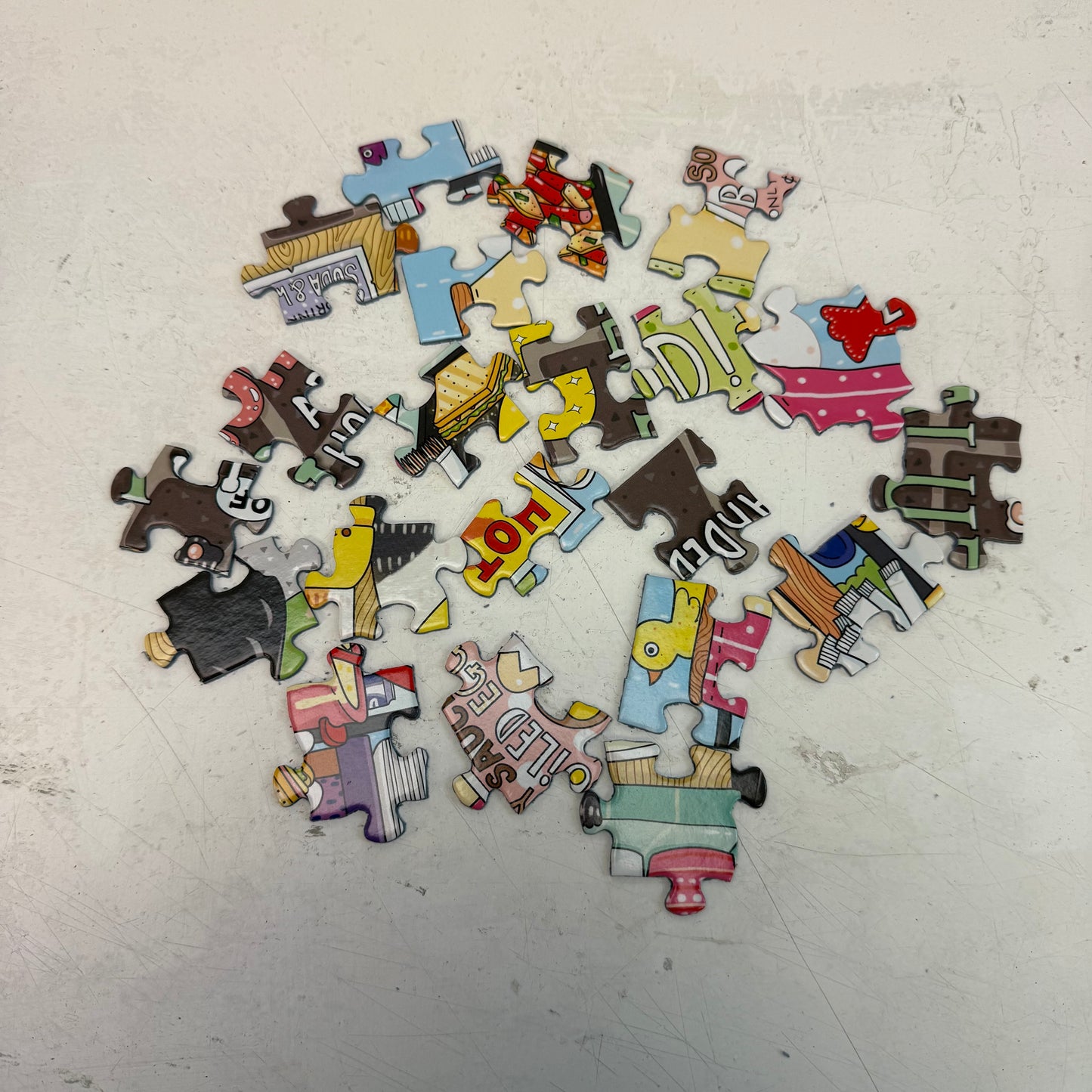 Re-marks Street Food 300 Large Piece Puzzle, Complete
